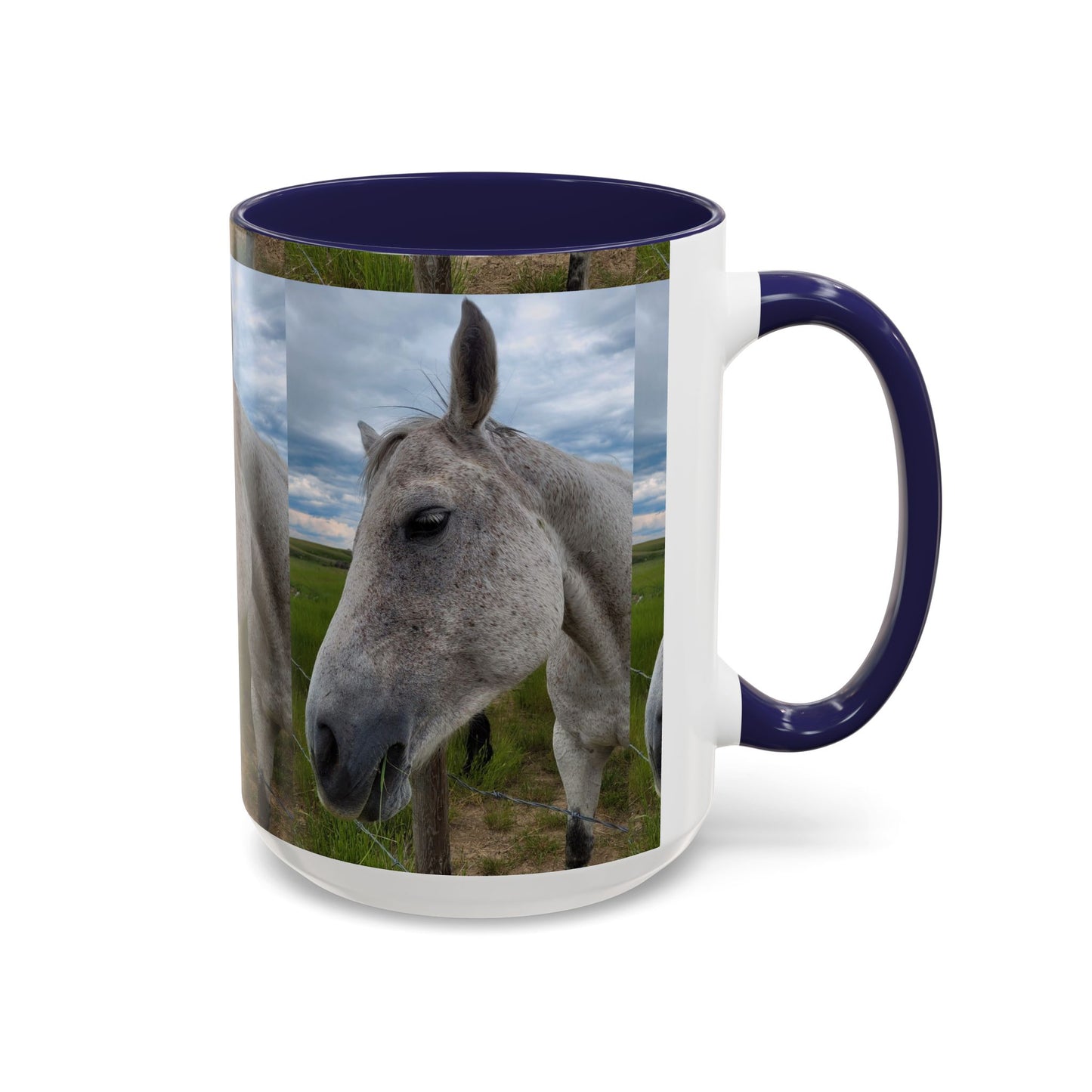 Majestic Horse Accent Coffee Mug - Perfect Gift for Animal Lovers