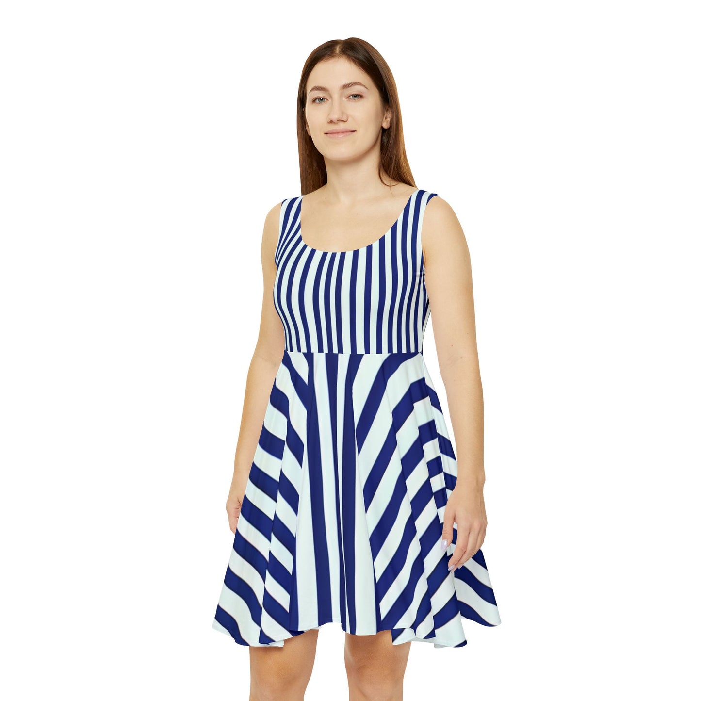 Nautical Stripe Asymetrical Dress