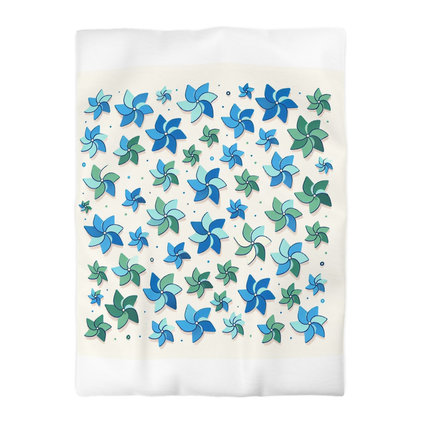 Pinwheel Microfiber Duvet Cover
