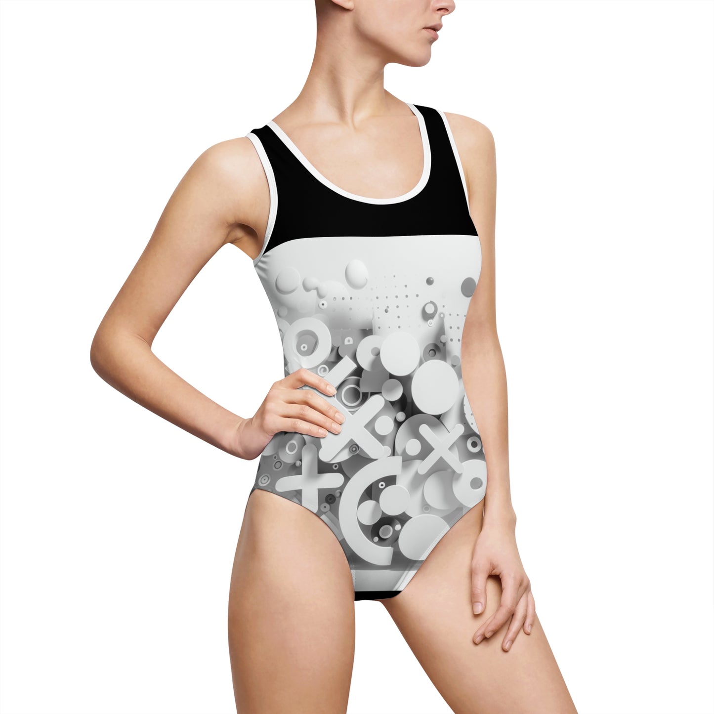 Trendy Women's Classic One-Piece Swimsuit