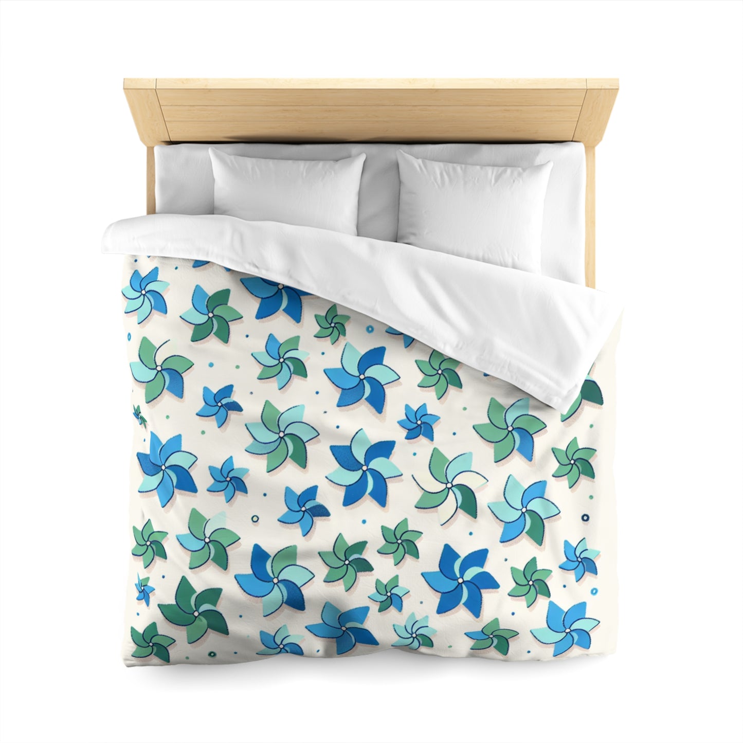 Pinwheel Microfiber Duvet Cover
