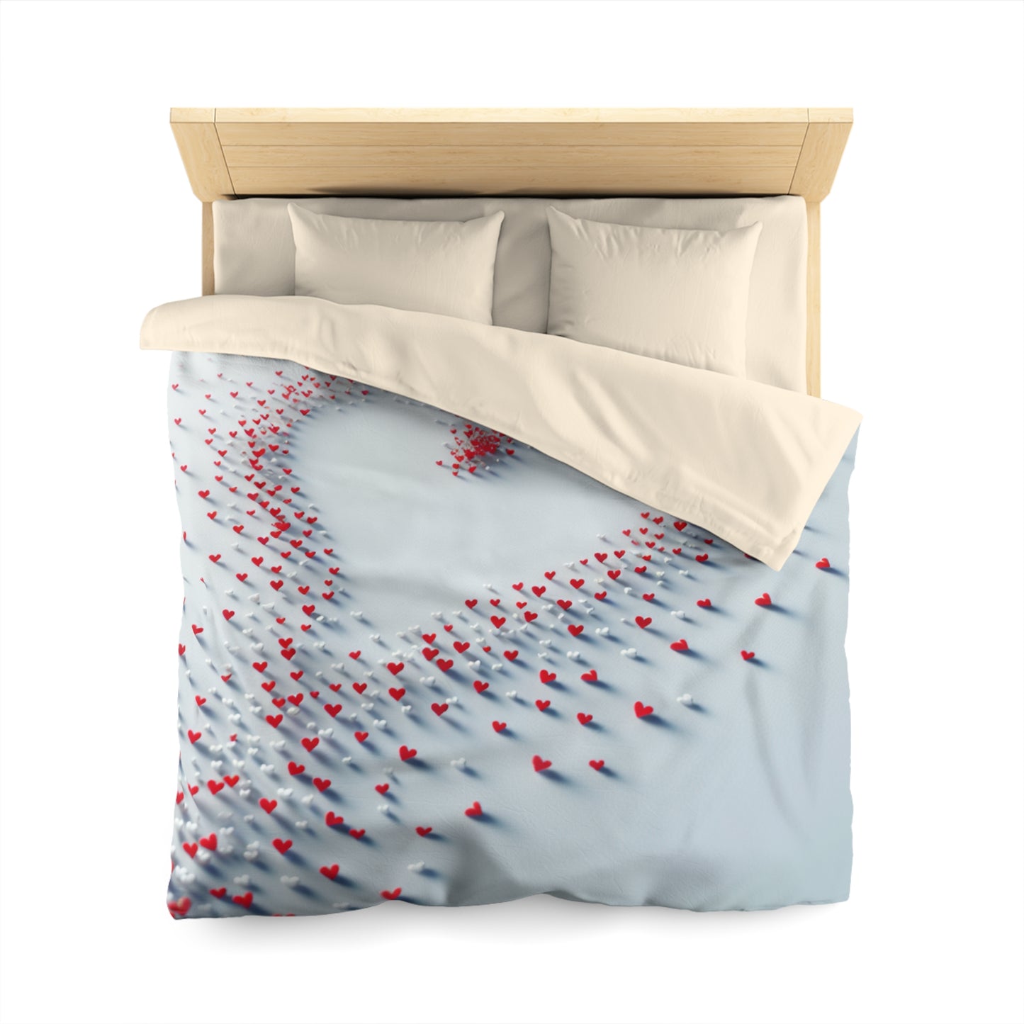 Heartfelt Microfiber Duvet Cover