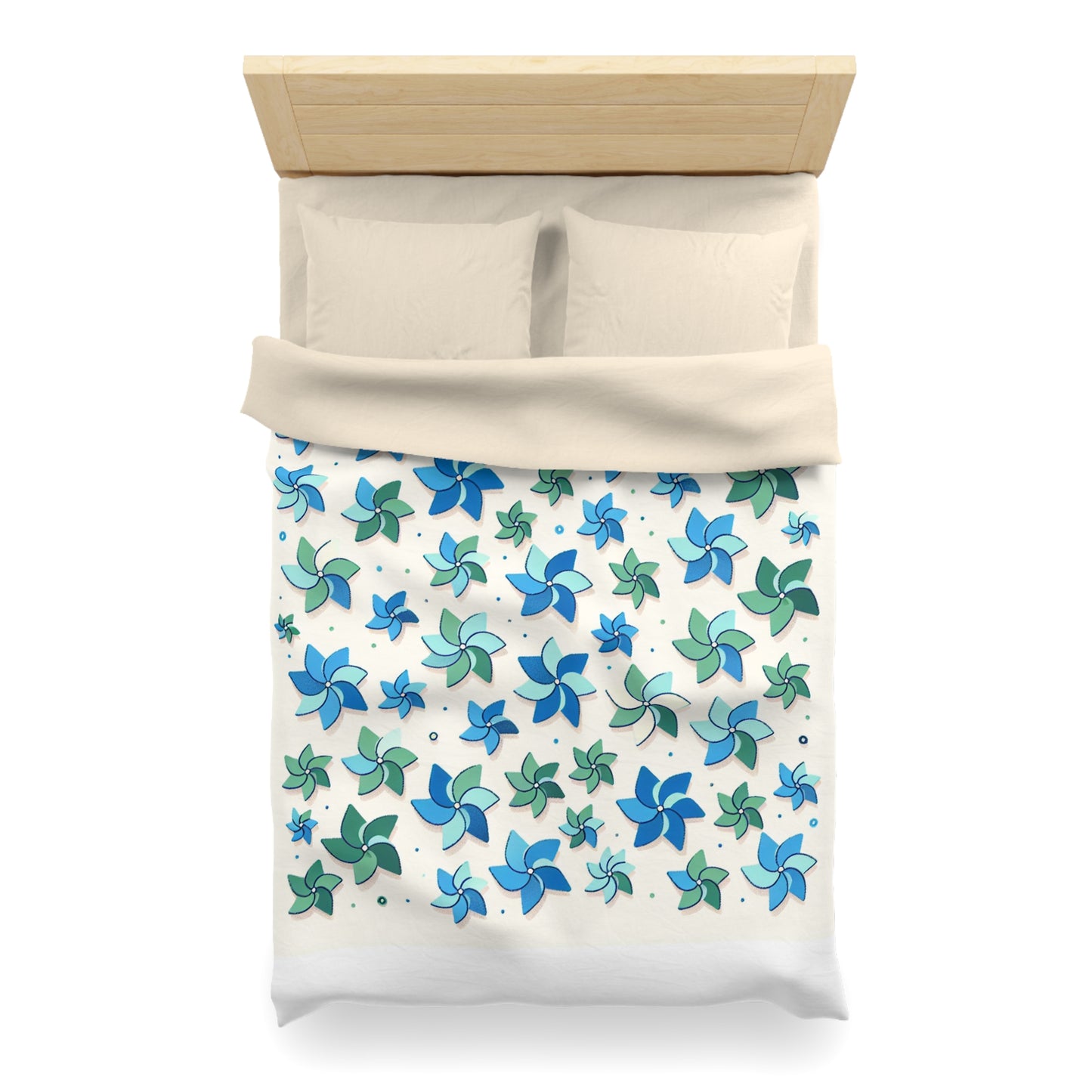 Pinwheel Microfiber Duvet Cover