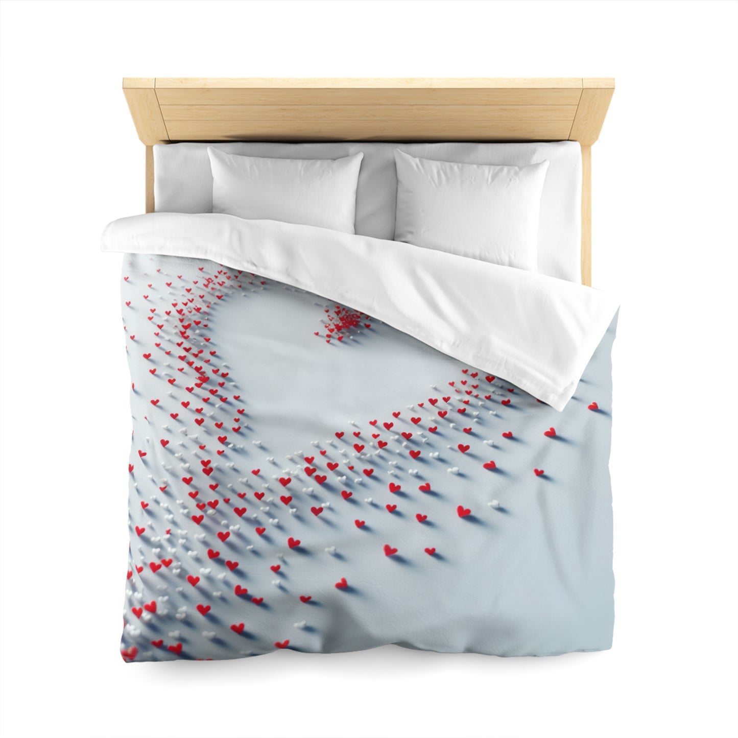 Heartfelt Microfiber Duvet Cover