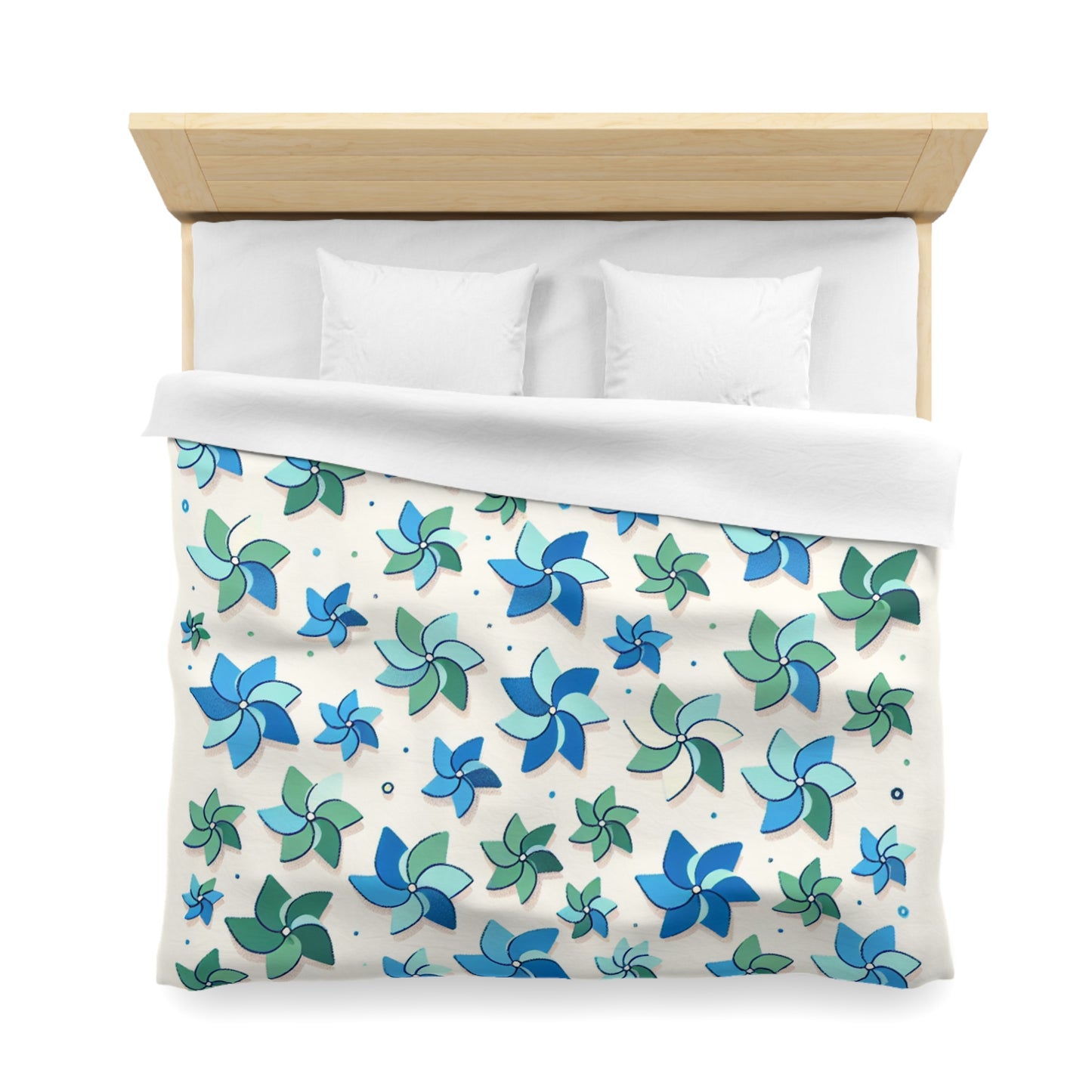 Pinwheel Microfiber Duvet Cover