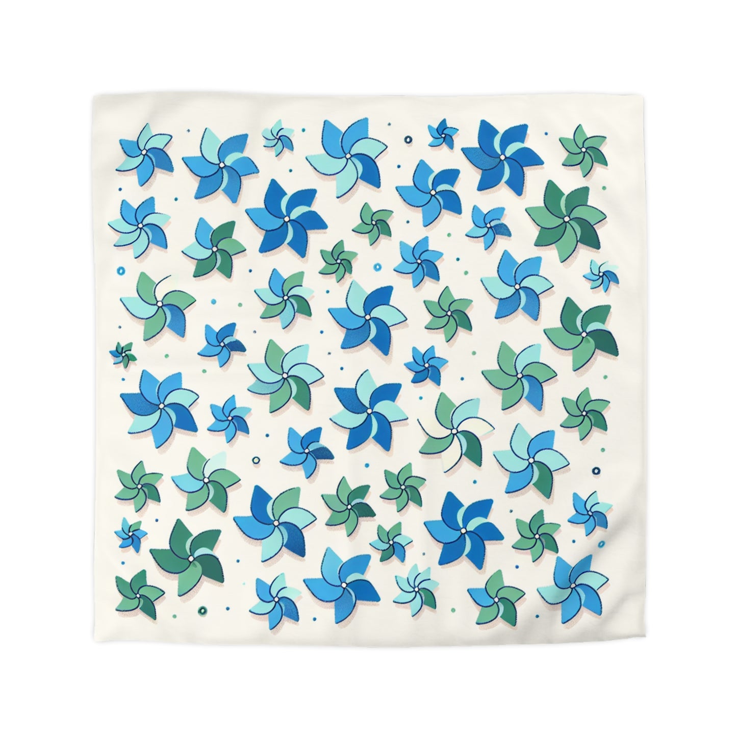 Pinwheel Microfiber Duvet Cover