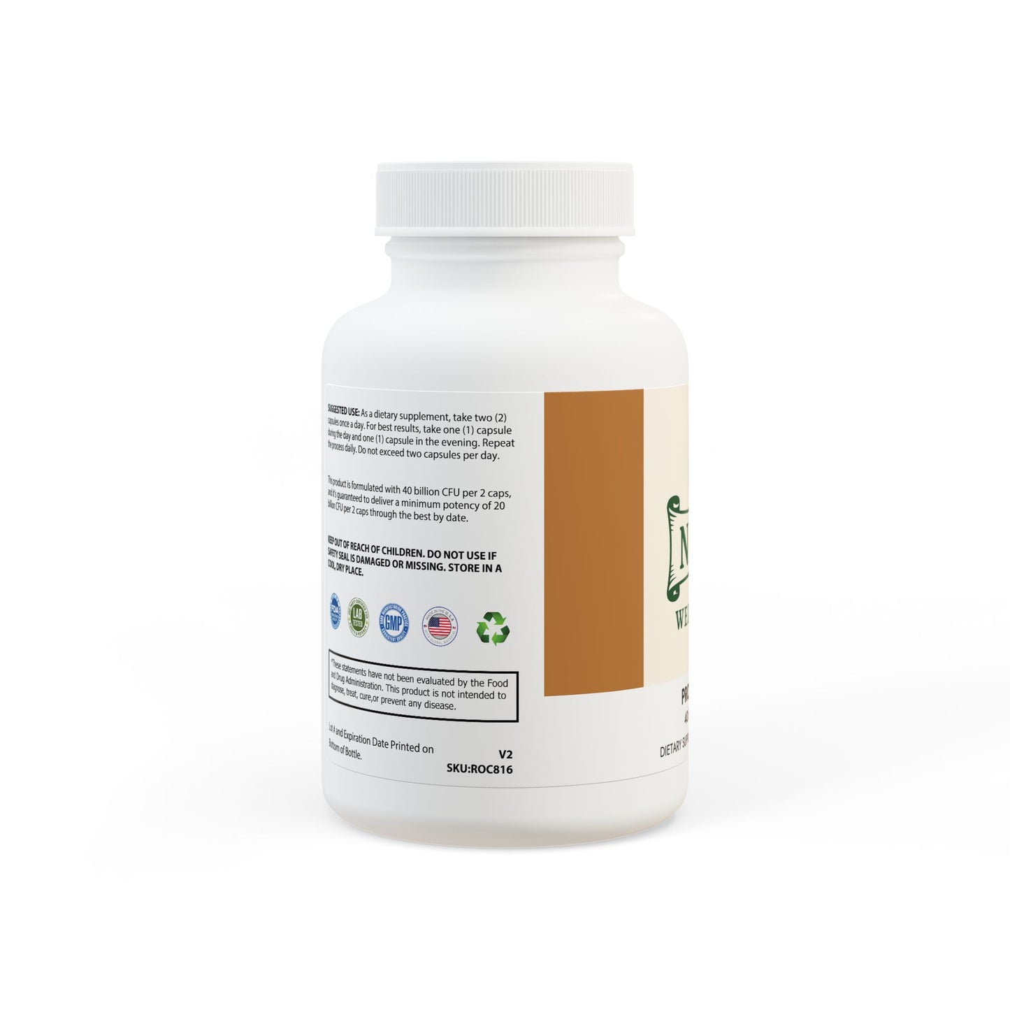 Probiotics Supplement (60 Capsules)
