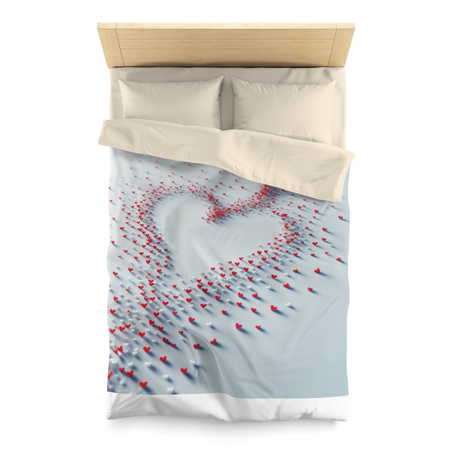 Heartfelt Microfiber Duvet Cover