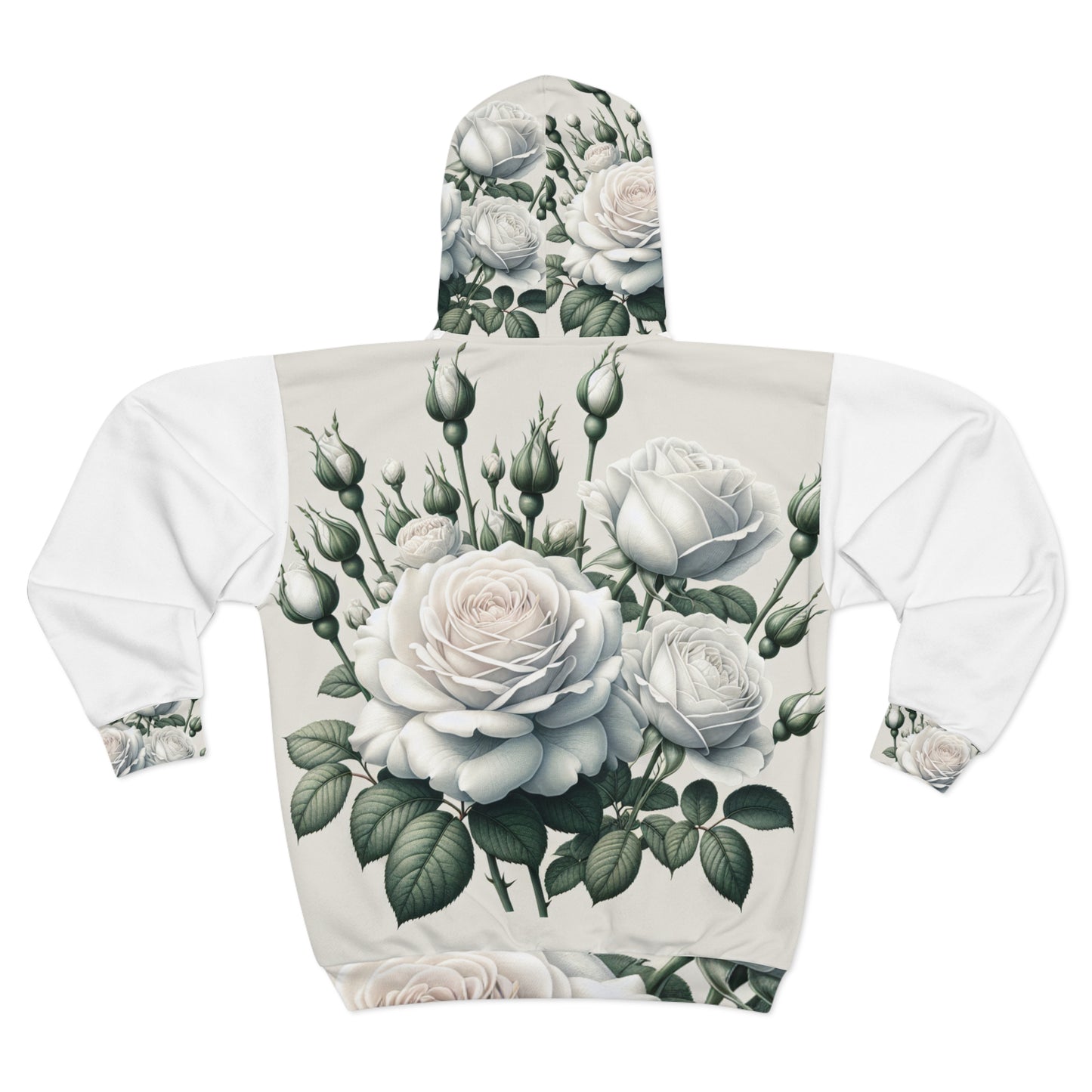 Floral AOP Unisex Zip Hoodie, Cozy Floral Charm, Everyday Style, Gift for Her, Spring Fashion, Casual Wear, Nature Lover Apparel