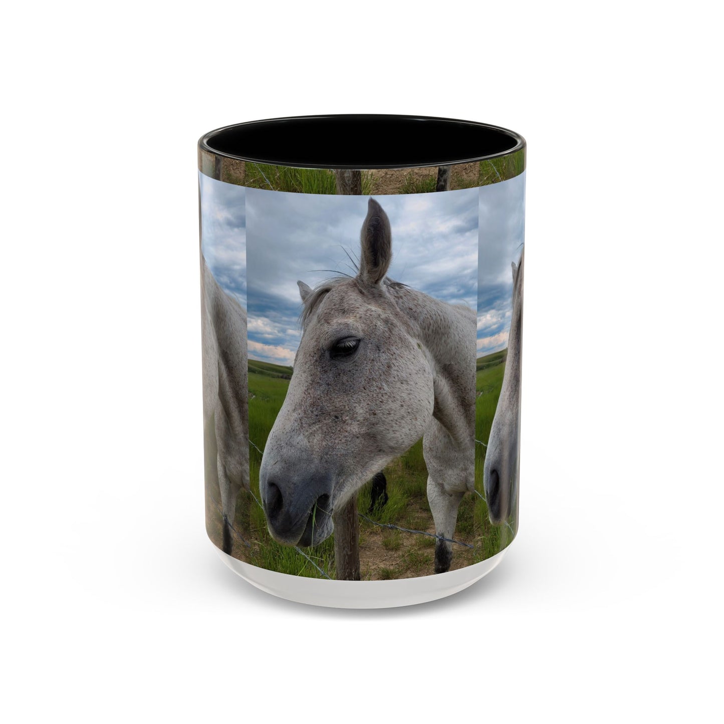 Majestic Horse Accent Coffee Mug - Perfect Gift for Animal Lovers