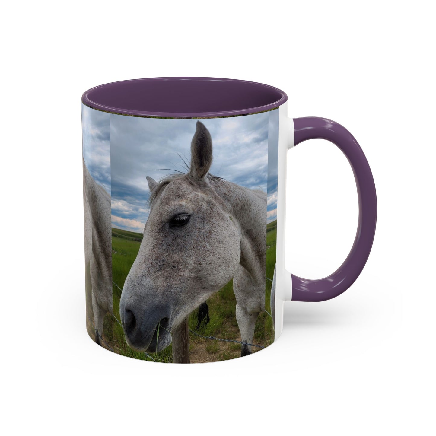 Majestic Horse Accent Coffee Mug - Perfect Gift for Animal Lovers
