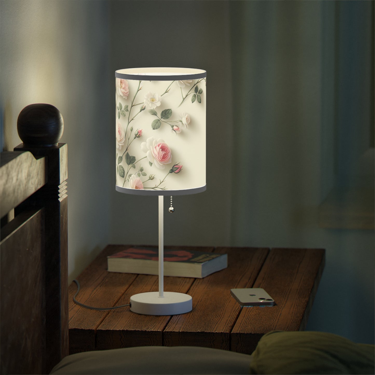 Vintage Rose Table Lamp