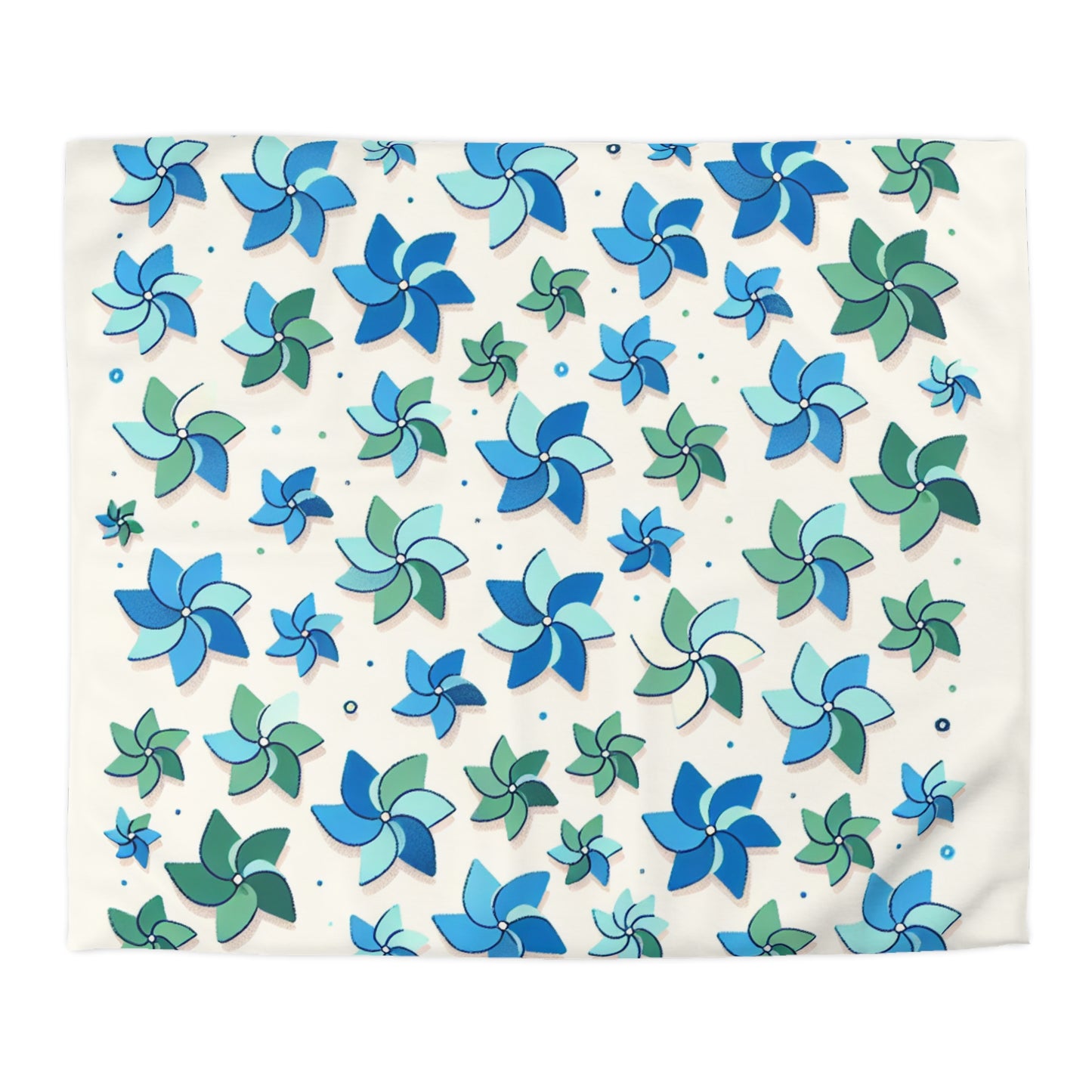 Pinwheel Microfiber Duvet Cover
