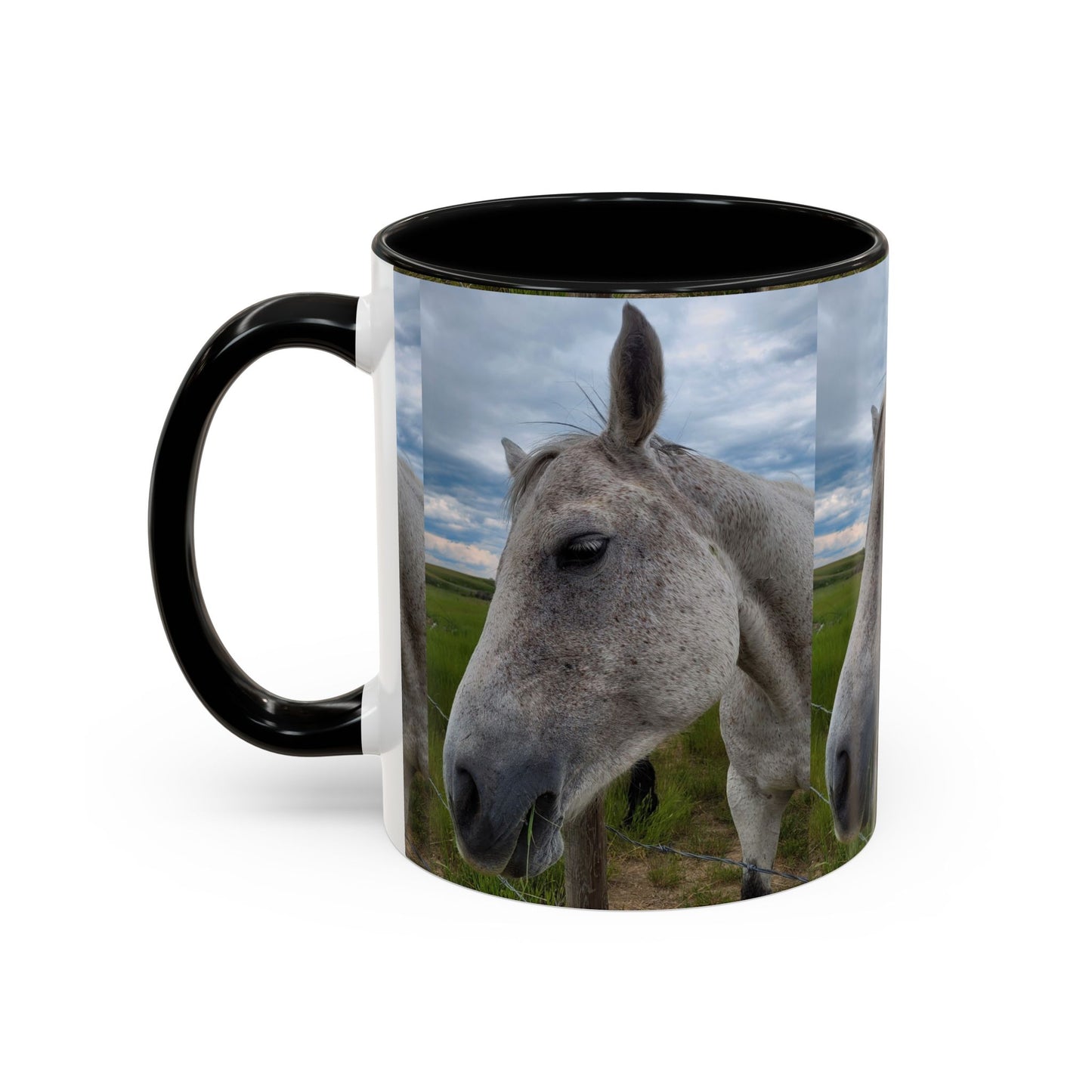 Majestic Horse Accent Coffee Mug - Perfect Gift for Animal Lovers