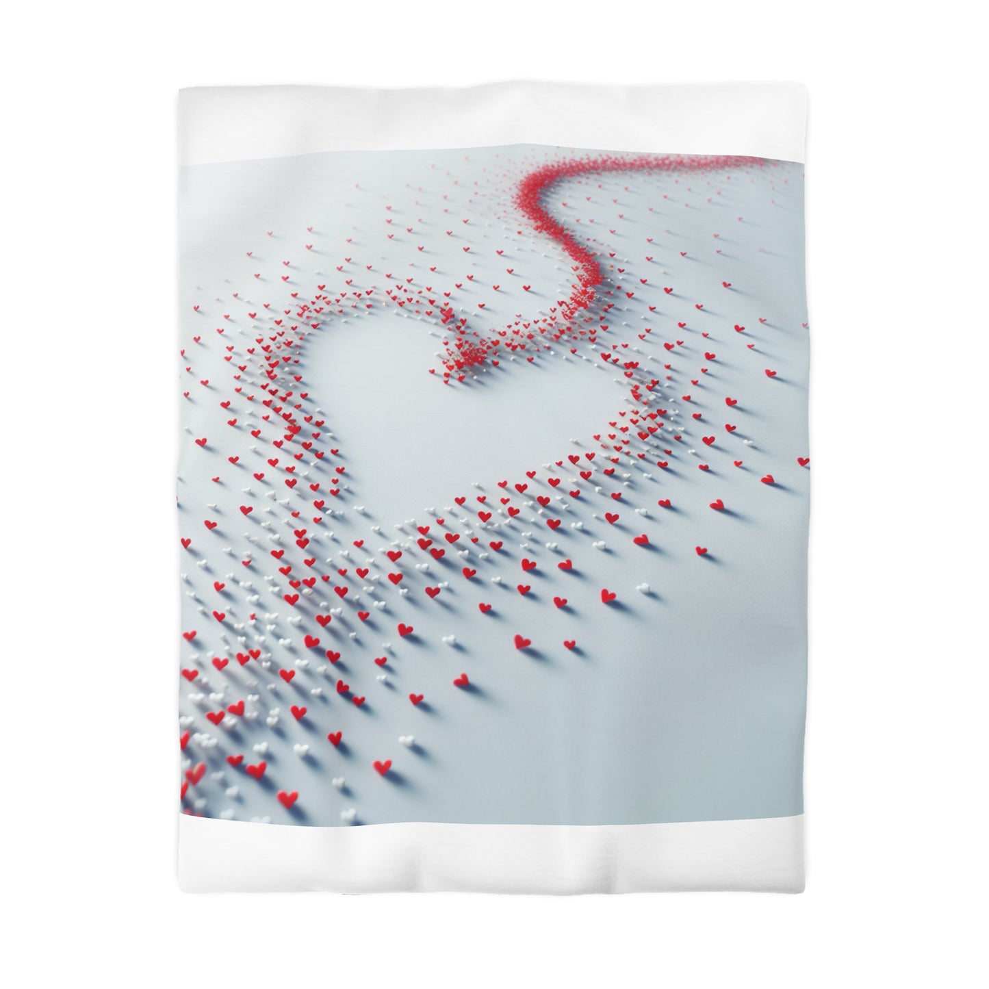 Heartfelt Microfiber Duvet Cover