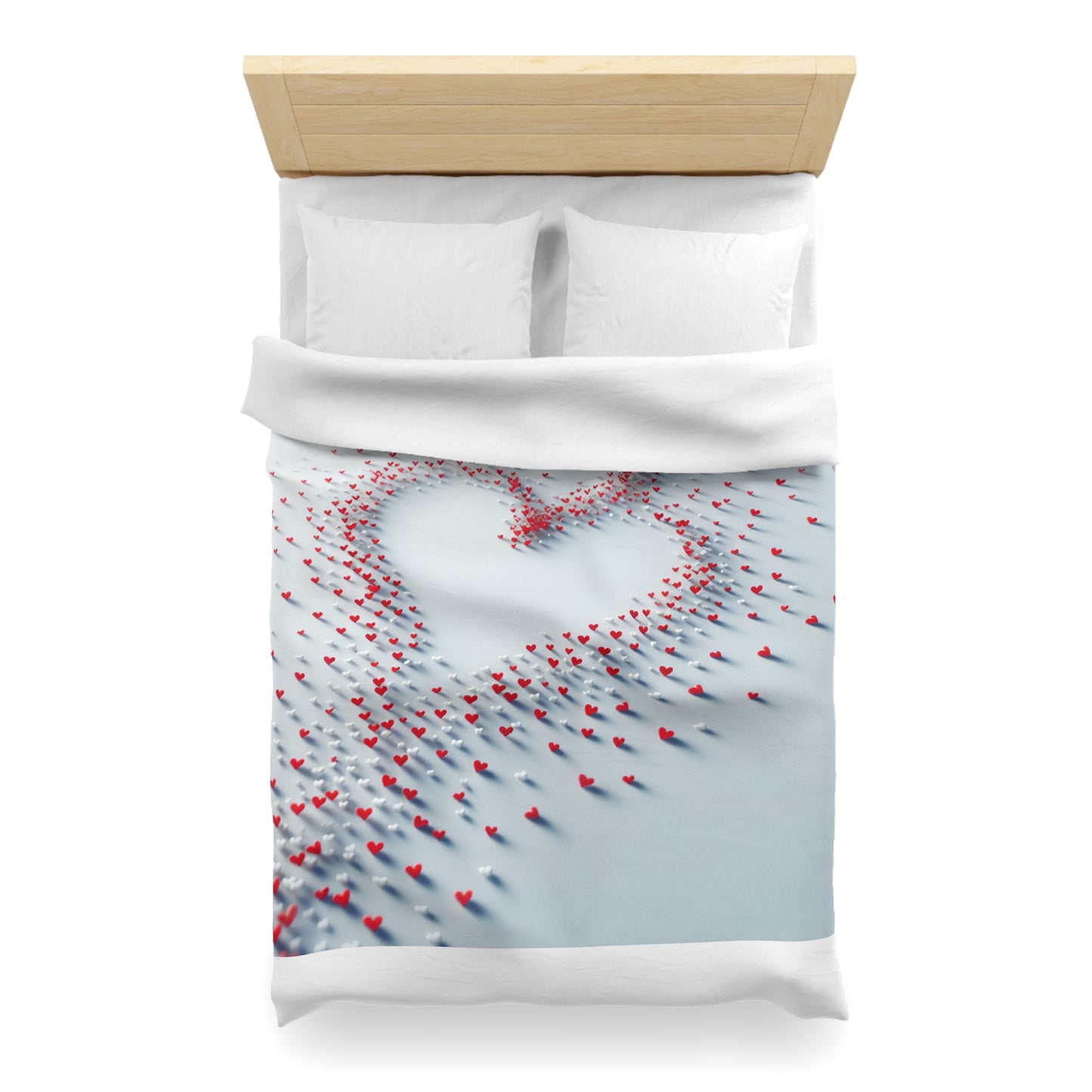 Heartfelt Microfiber Duvet Cover