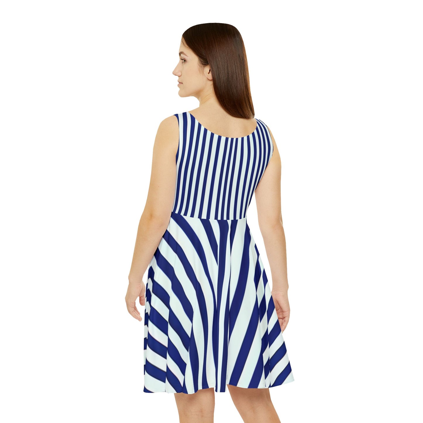 Nautical Stripe Asymetrical Dress