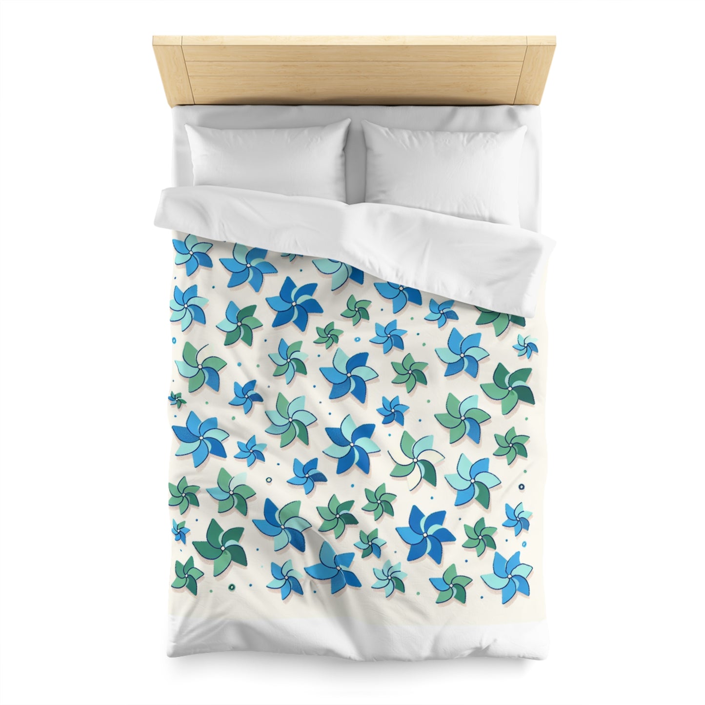Pinwheel Microfiber Duvet Cover