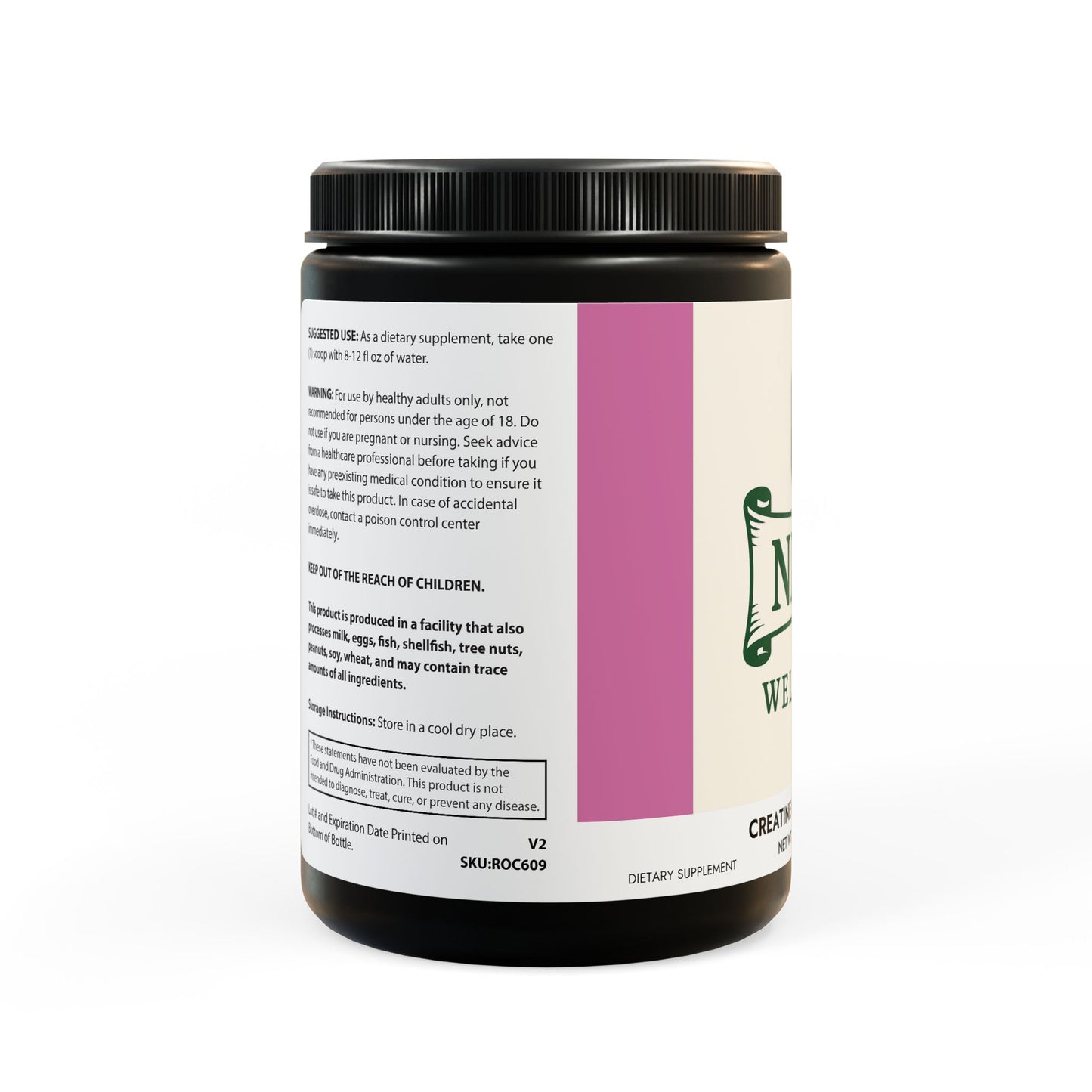 Creatine Monohydrate Supplement (300g, 10.58oz)