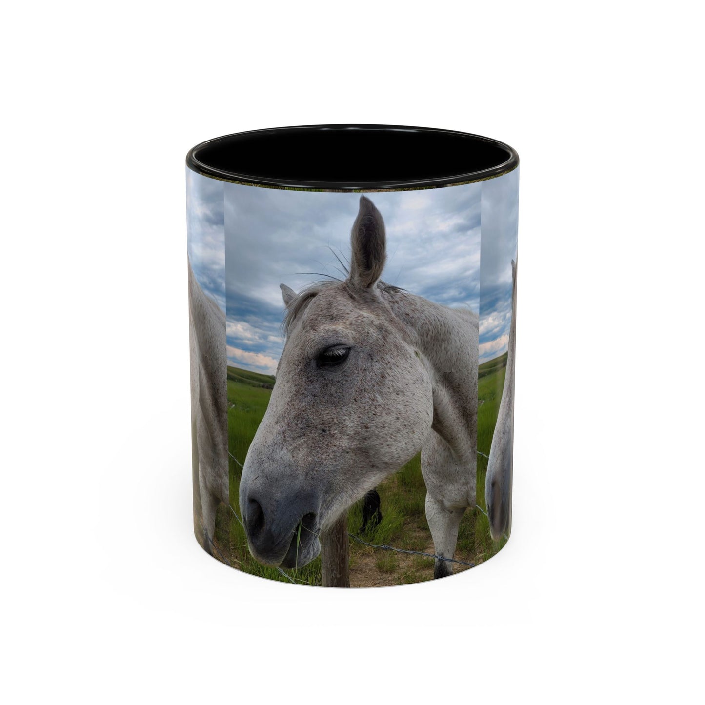 Majestic Horse Accent Coffee Mug - Perfect Gift for Animal Lovers