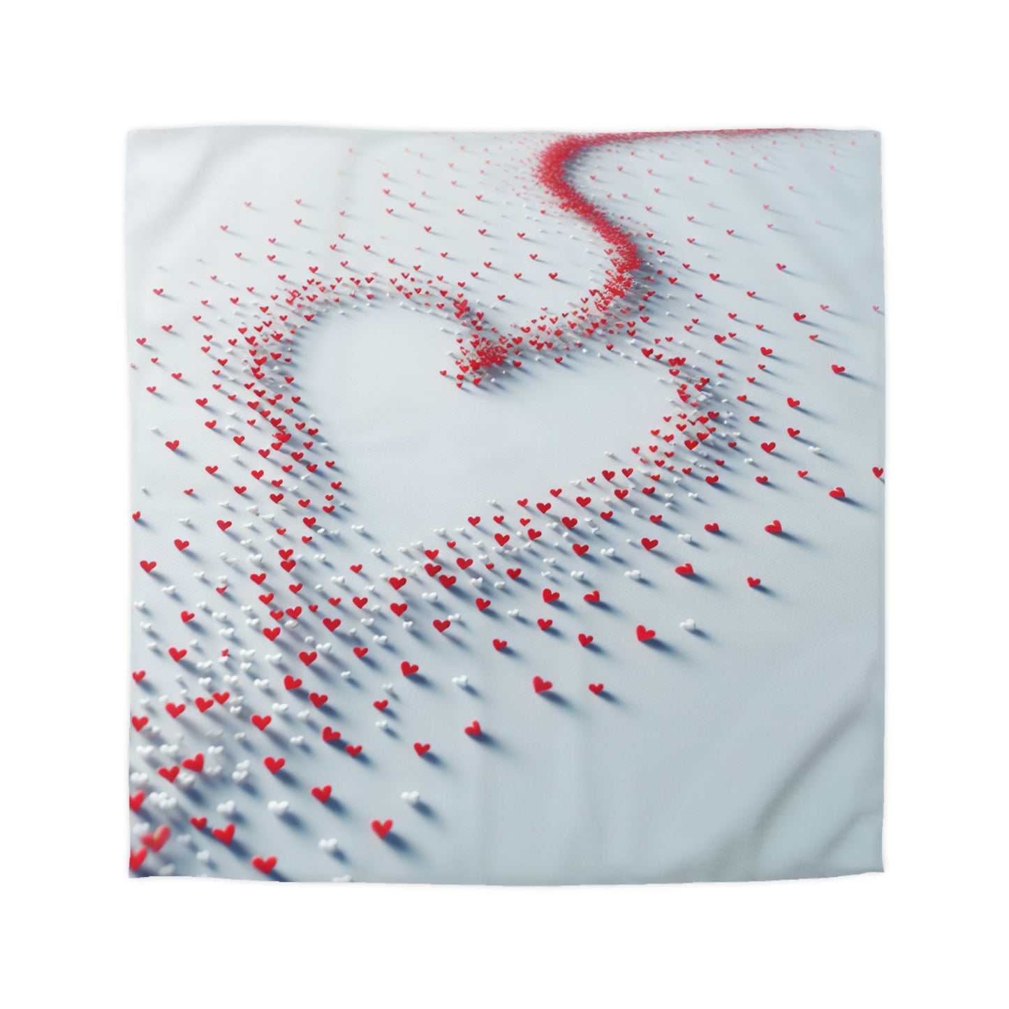 Heartfelt Microfiber Duvet Cover