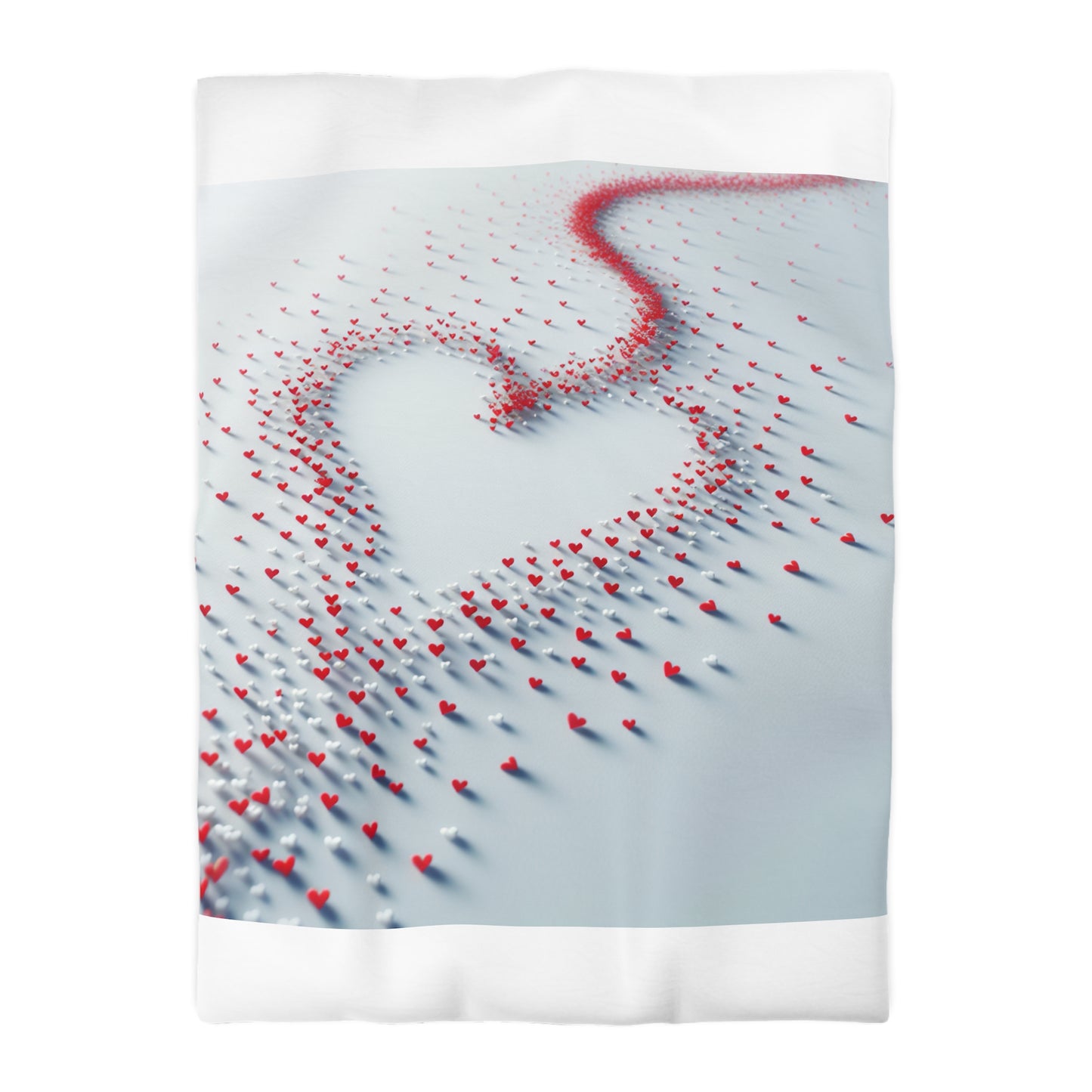 Heartfelt Microfiber Duvet Cover