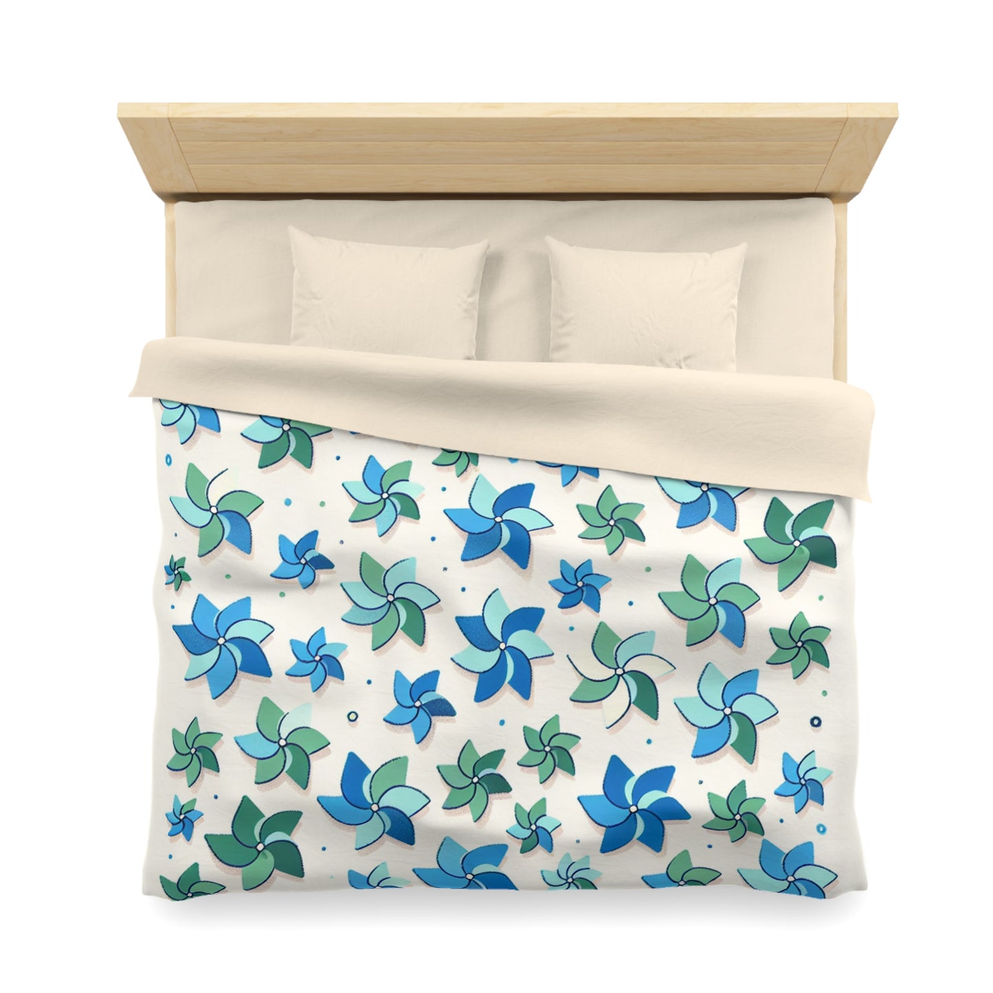 Pinwheel Microfiber Duvet Cover