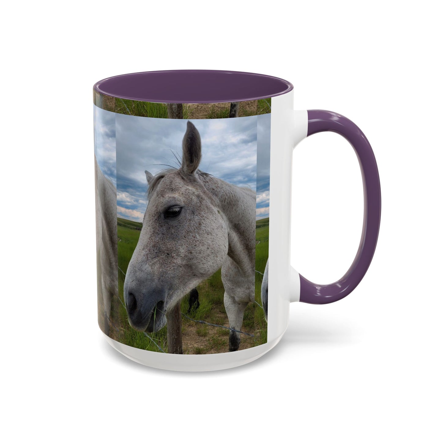 Majestic Horse Accent Coffee Mug - Perfect Gift for Animal Lovers