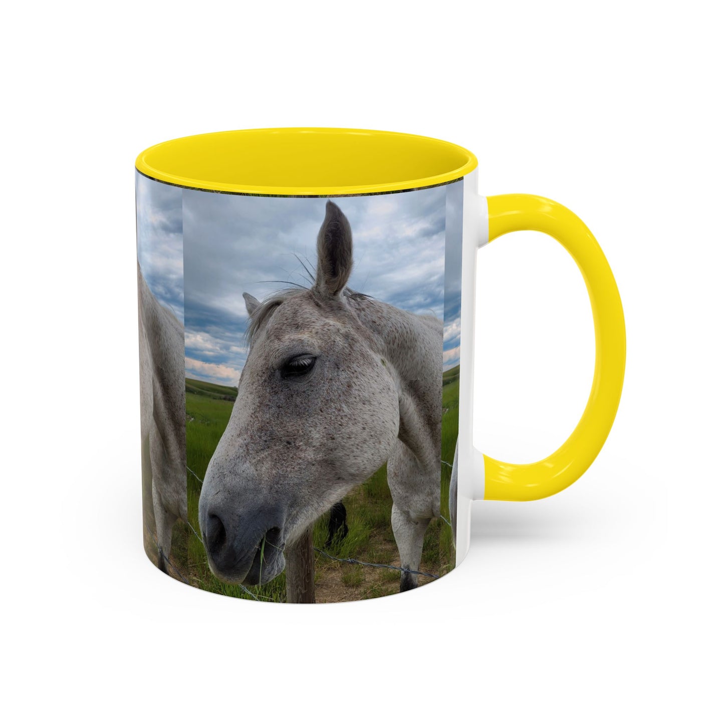 Majestic Horse Accent Coffee Mug - Perfect Gift for Animal Lovers