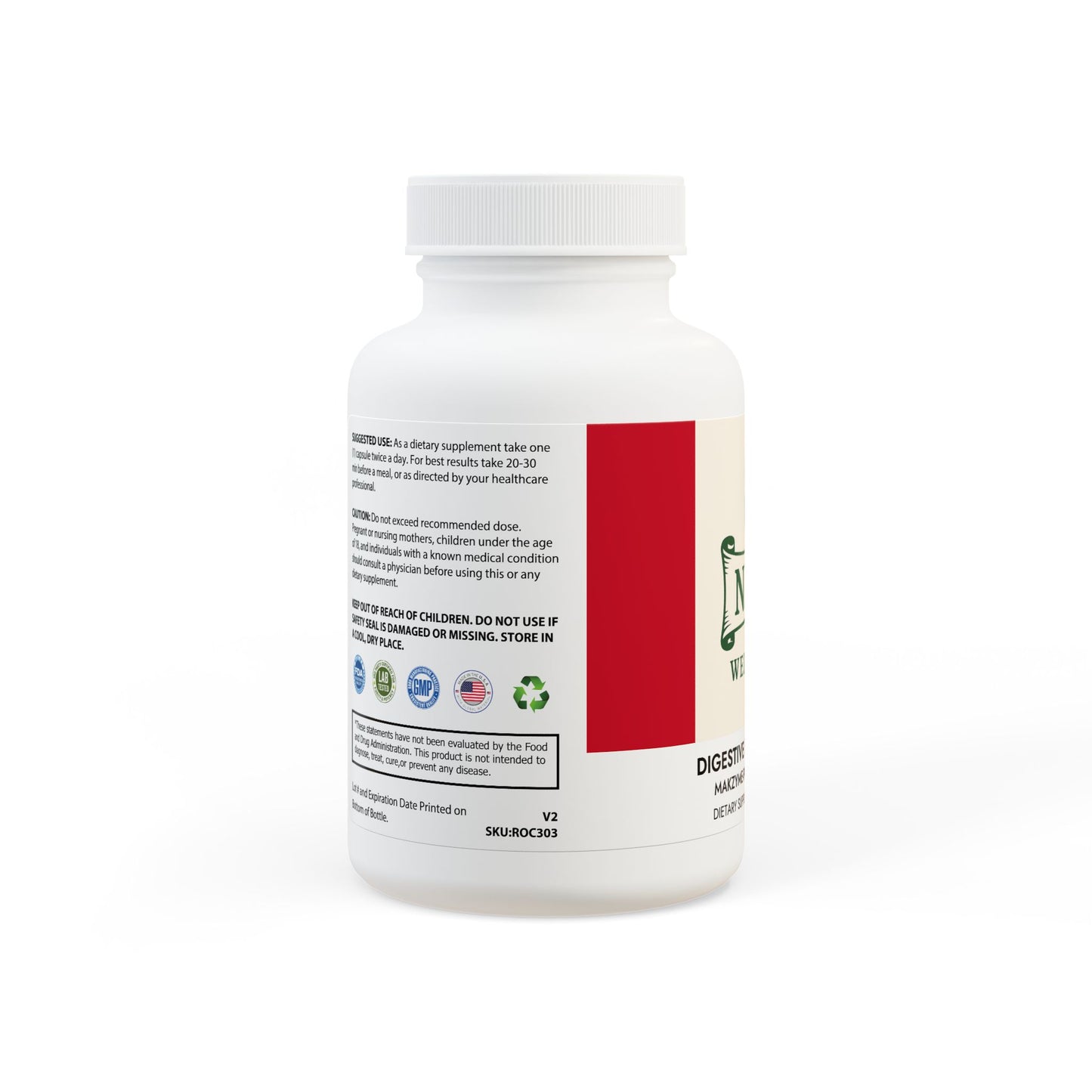 Digestive Enzyme Blend Supplement (60 Capsules)