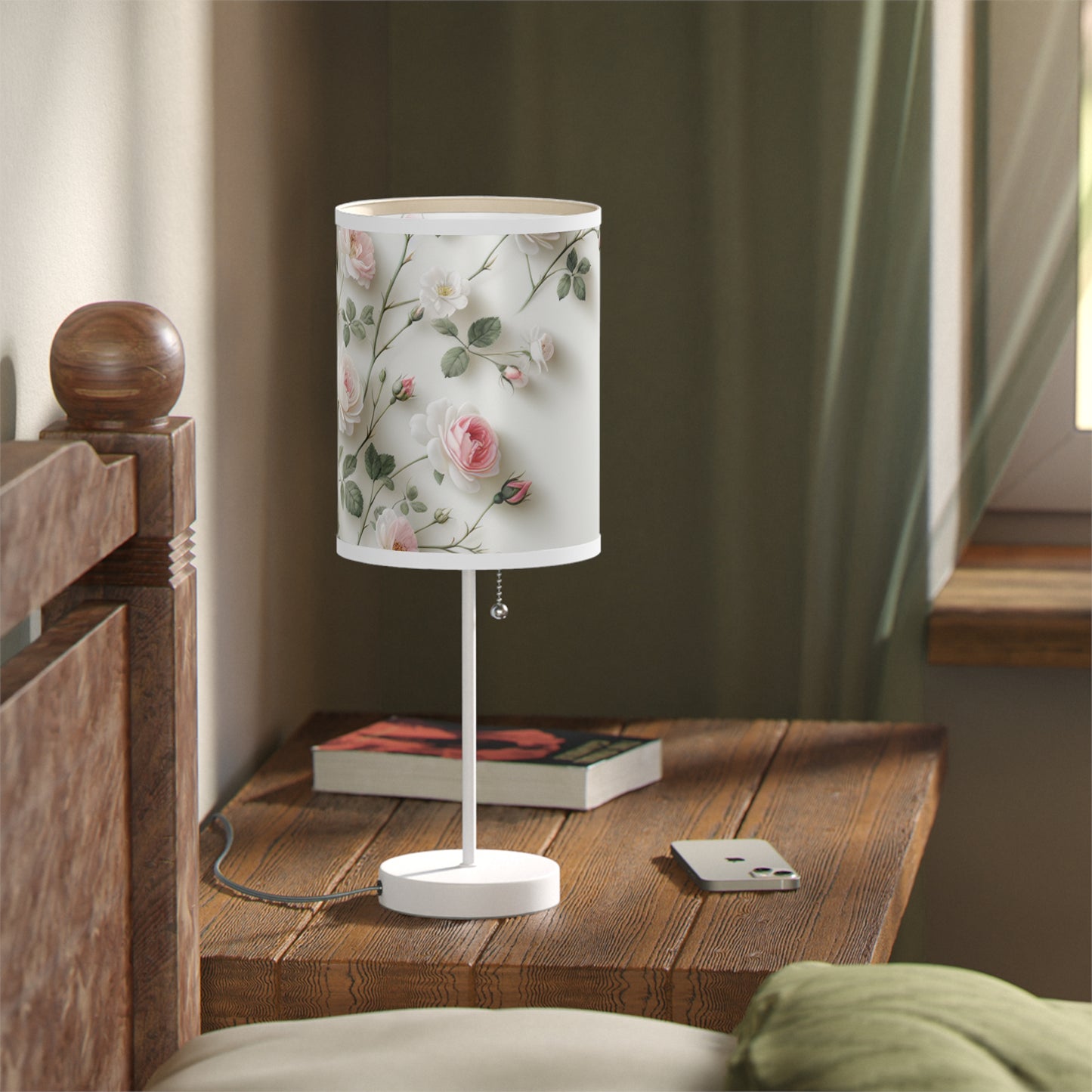 Vintage Rose Table Lamp