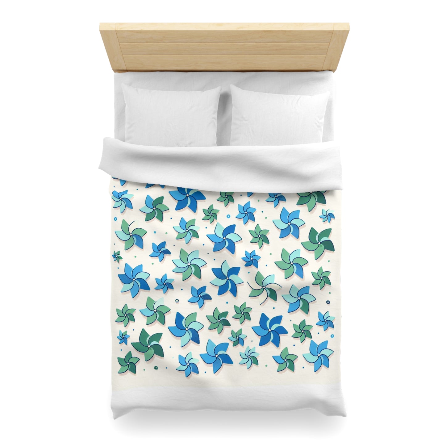 Pinwheel Microfiber Duvet Cover