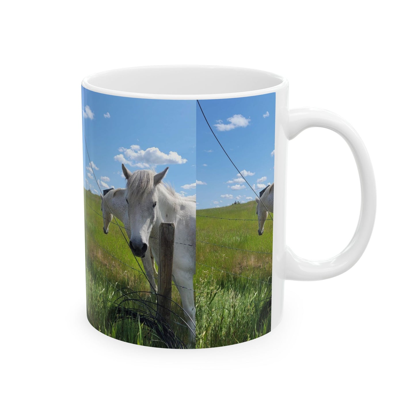 Majestic Horse Ceramic Mug - Perfect for Animal Lovers