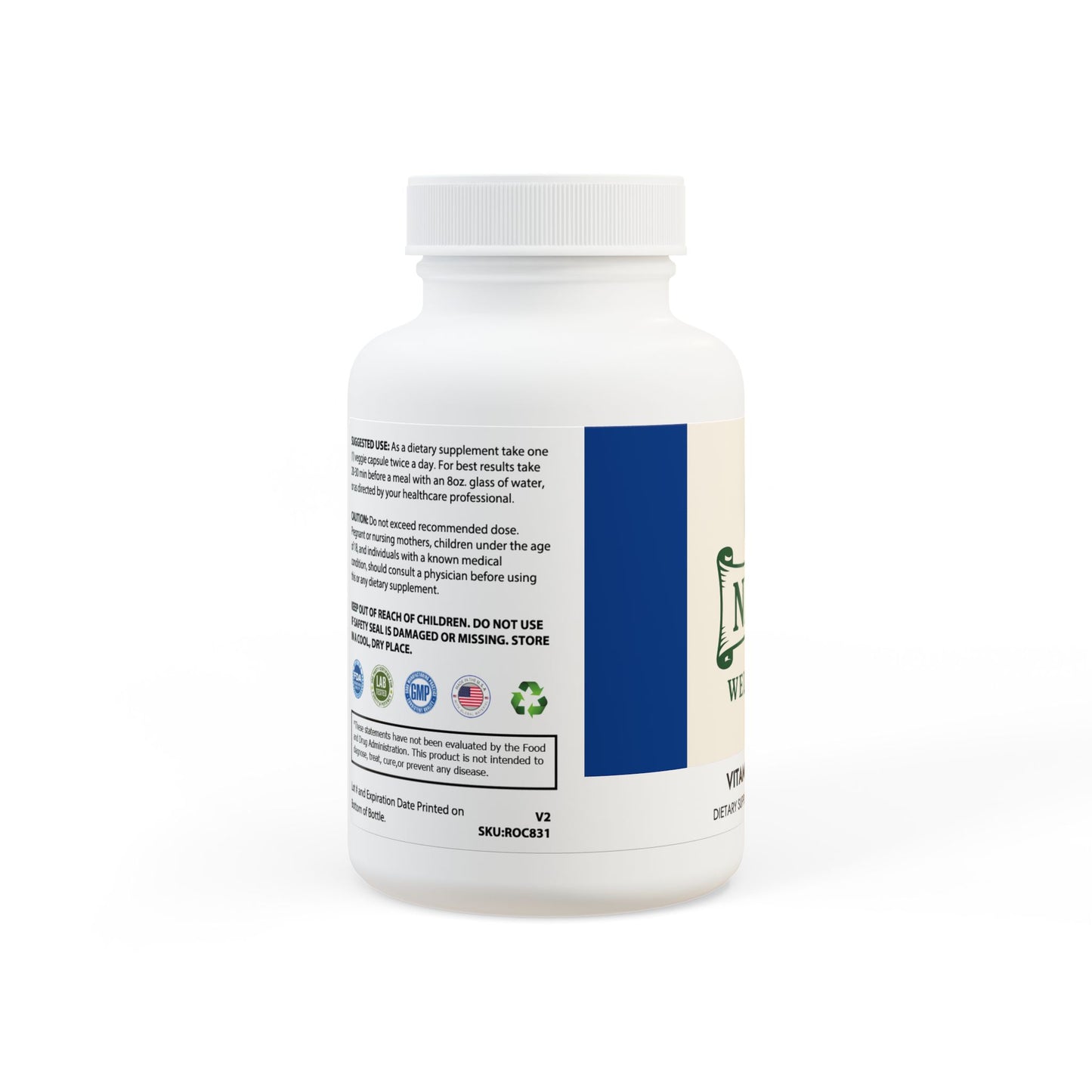 Vitamin K2 + D3 Supplement (60 Capsules)