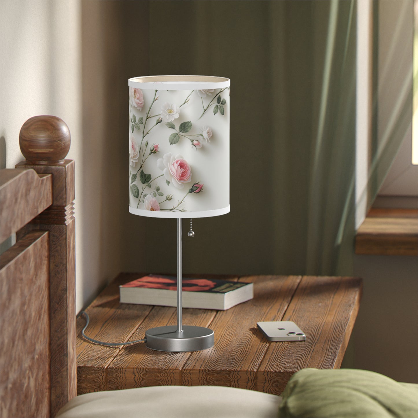 Vintage Rose Table Lamp