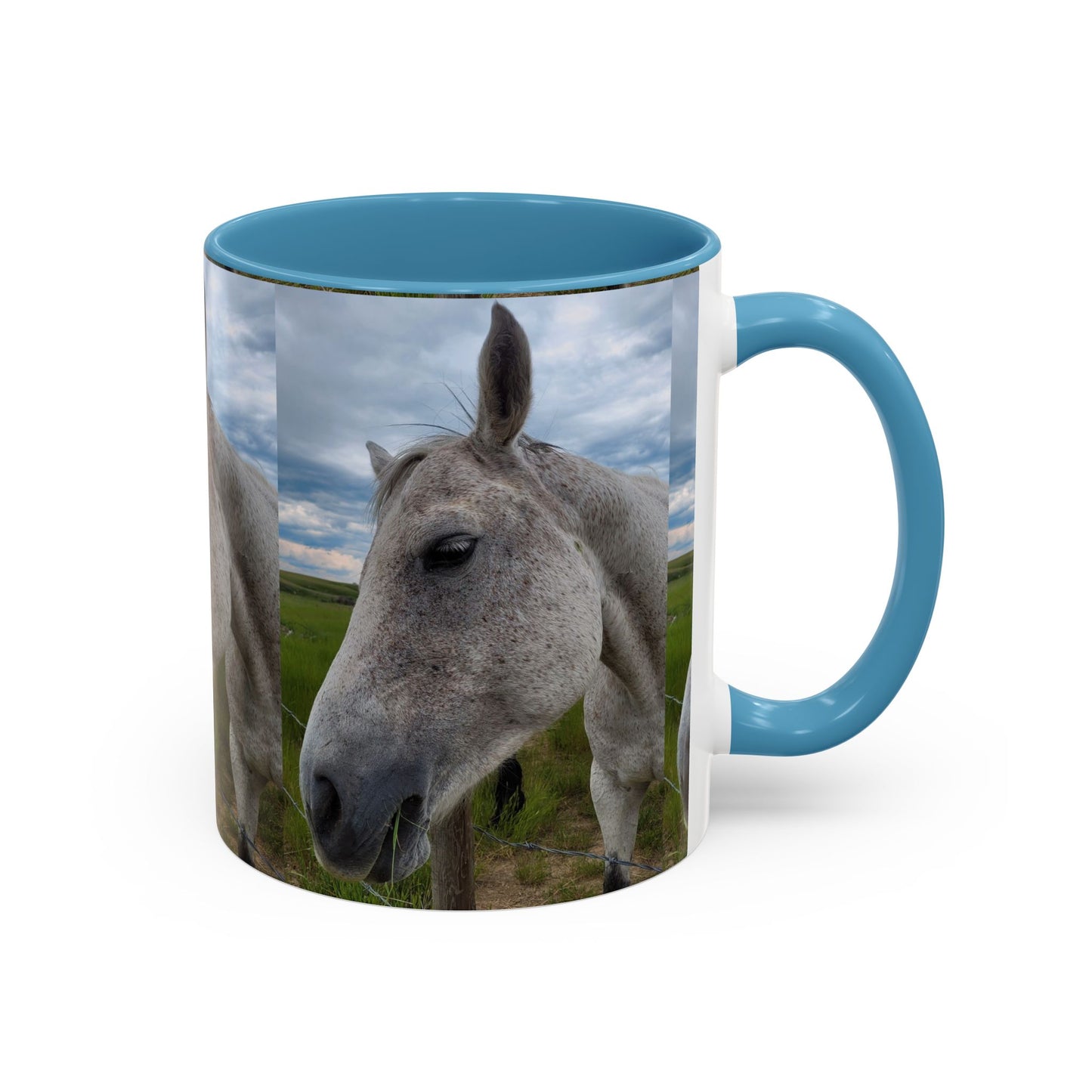 Majestic Horse Accent Coffee Mug - Perfect Gift for Animal Lovers