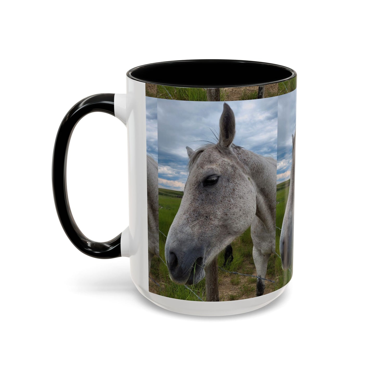 Majestic Horse Accent Coffee Mug - Perfect Gift for Animal Lovers