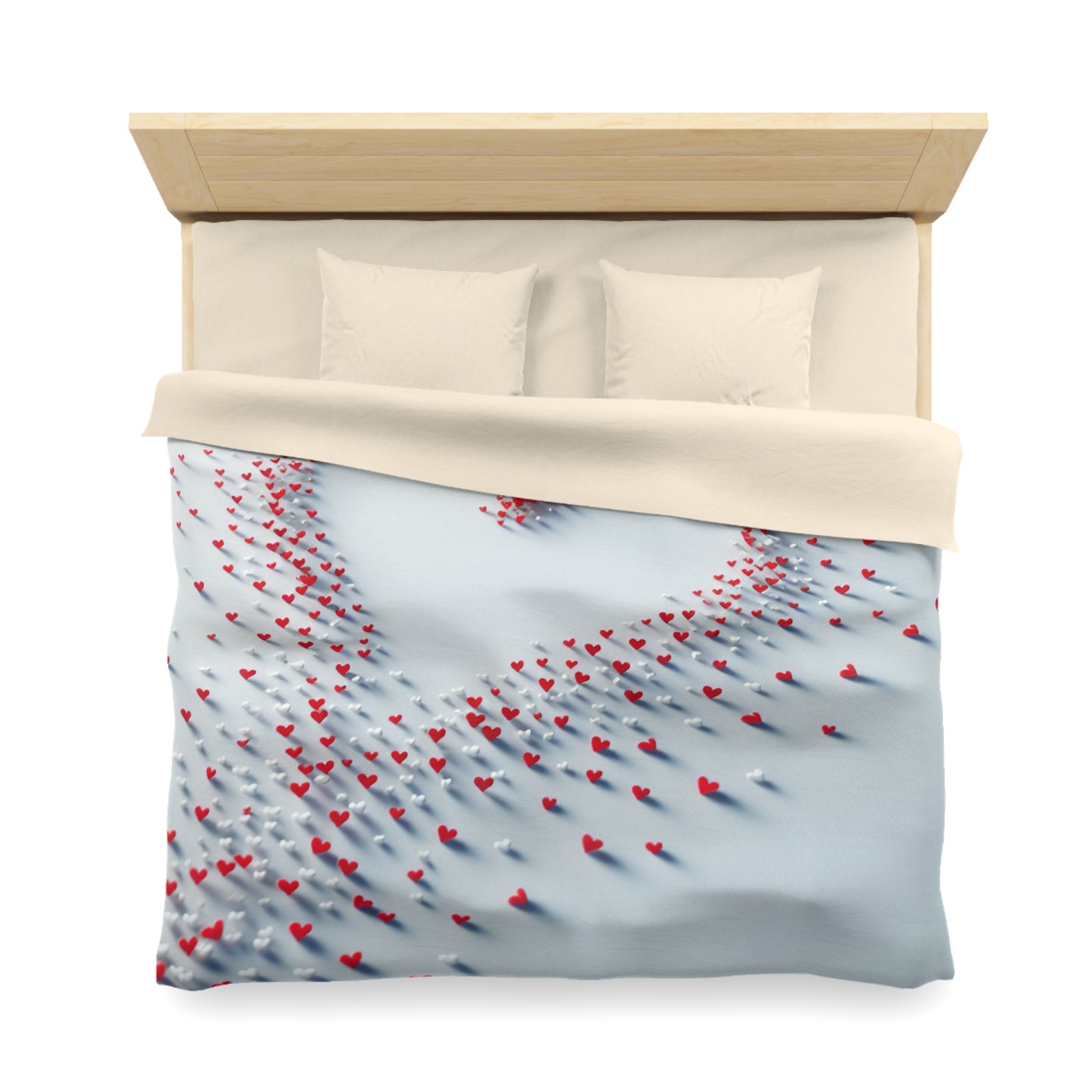 Heartfelt Microfiber Duvet Cover