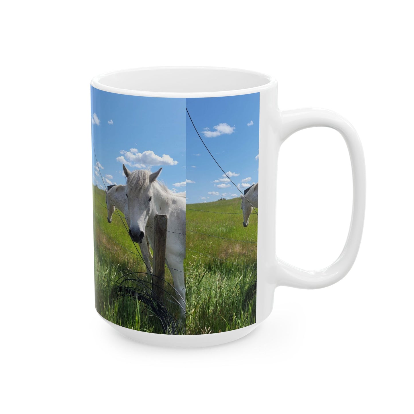 Majestic Horse Ceramic Mug - Perfect for Animal Lovers