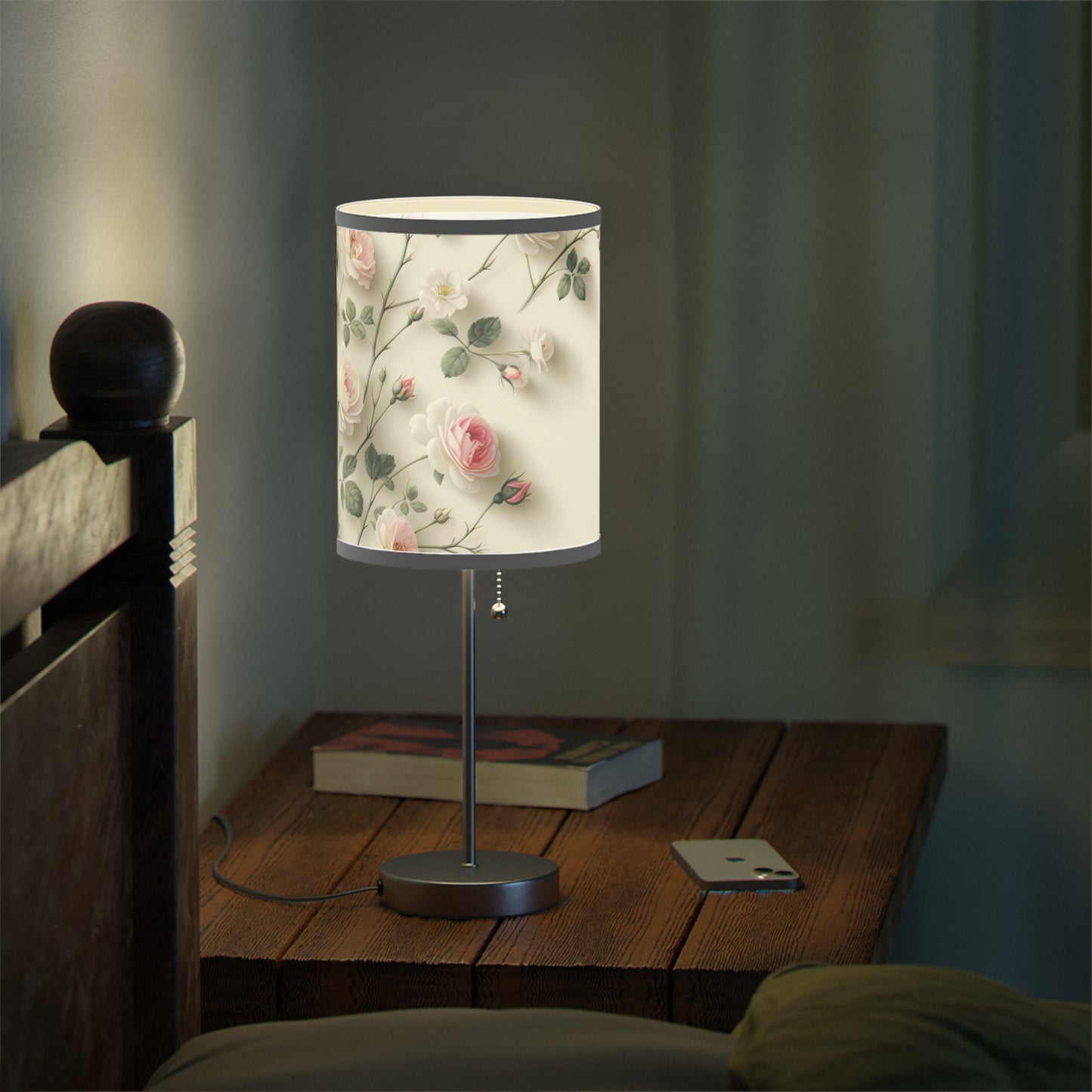 Vintage Rose Table Lamp