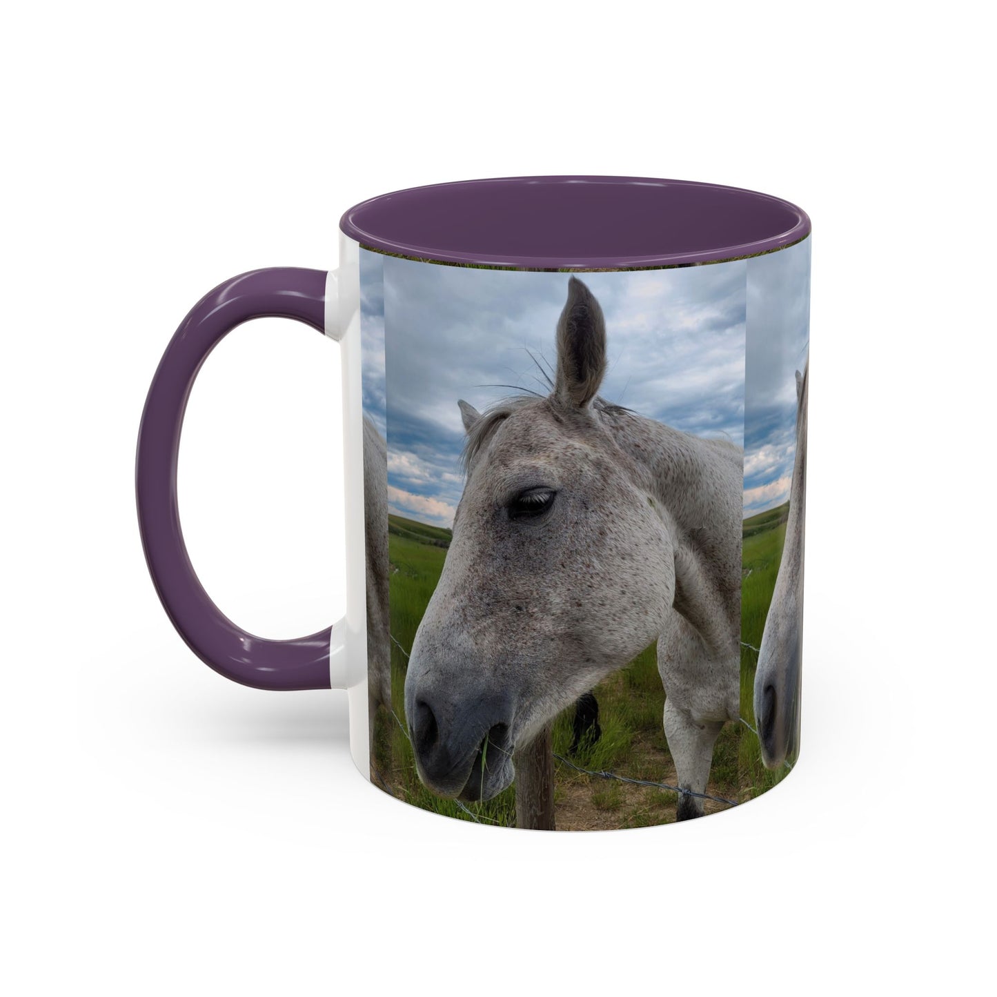 Majestic Horse Accent Coffee Mug - Perfect Gift for Animal Lovers
