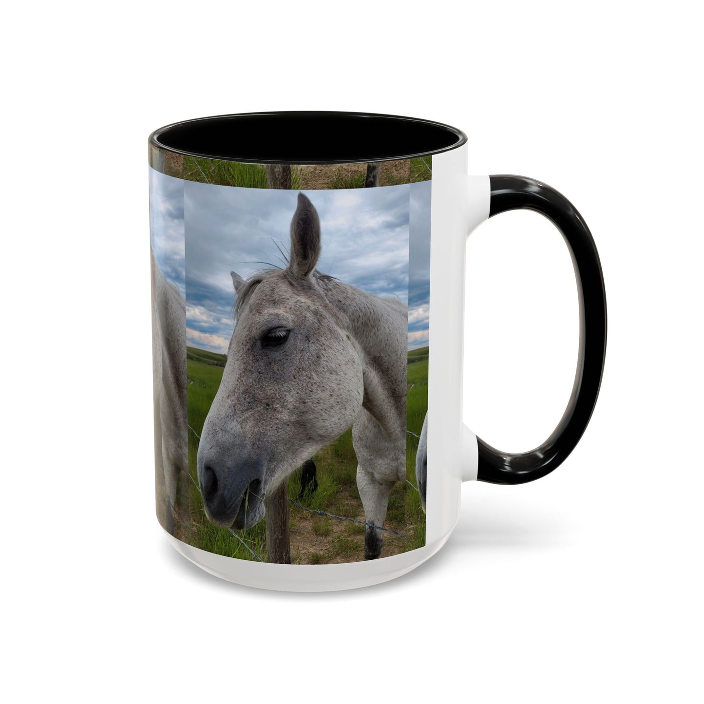 Majestic Horse Accent Coffee Mug - Perfect Gift for Animal Lovers