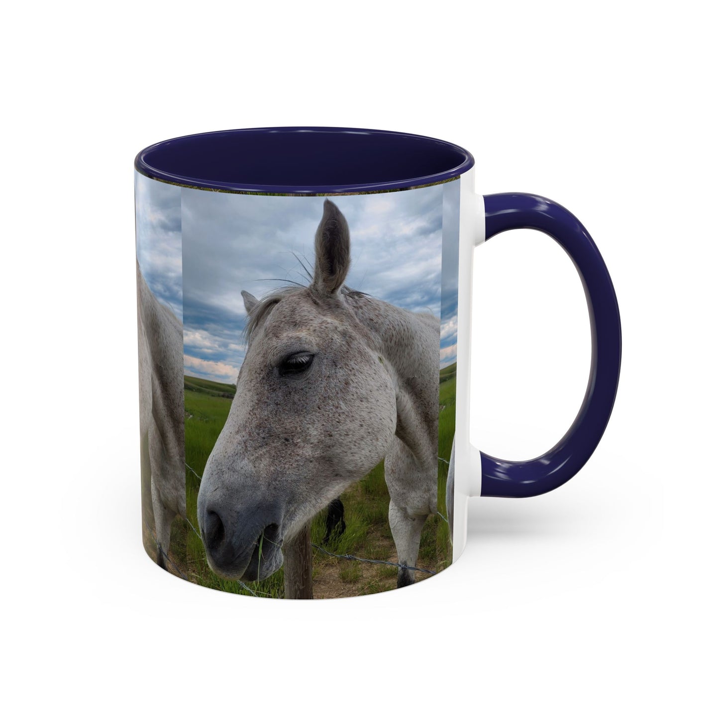Majestic Horse Accent Coffee Mug - Perfect Gift for Animal Lovers