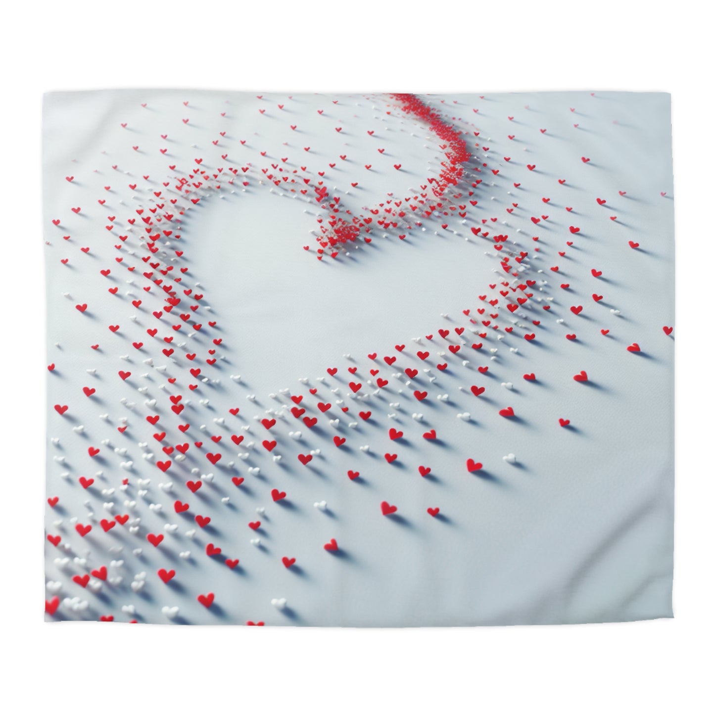 Heartfelt Microfiber Duvet Cover