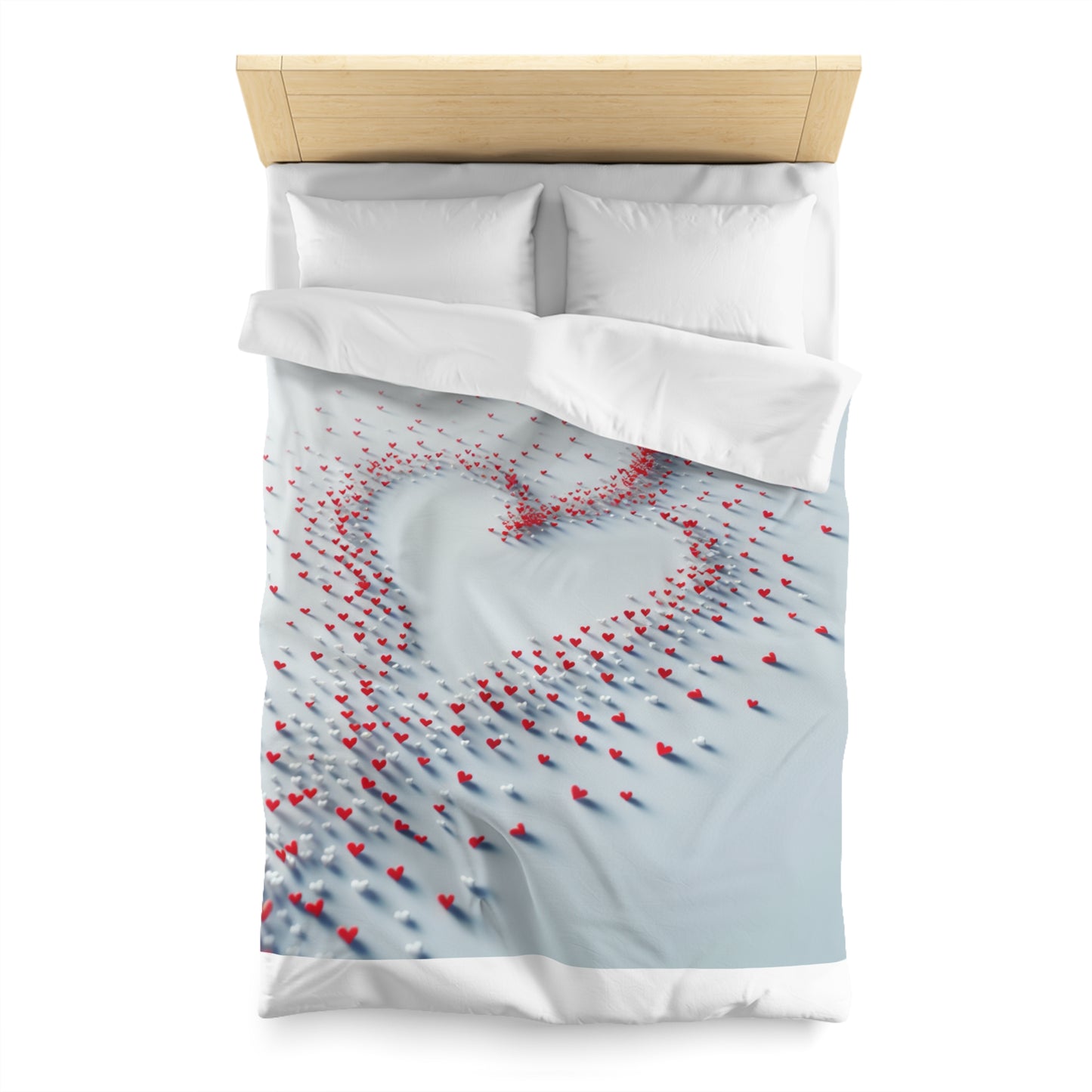 Heartfelt Microfiber Duvet Cover
