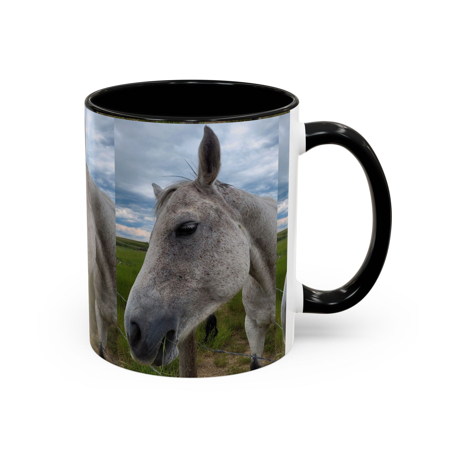 Majestic Horse Accent Coffee Mug - Perfect Gift for Animal Lovers