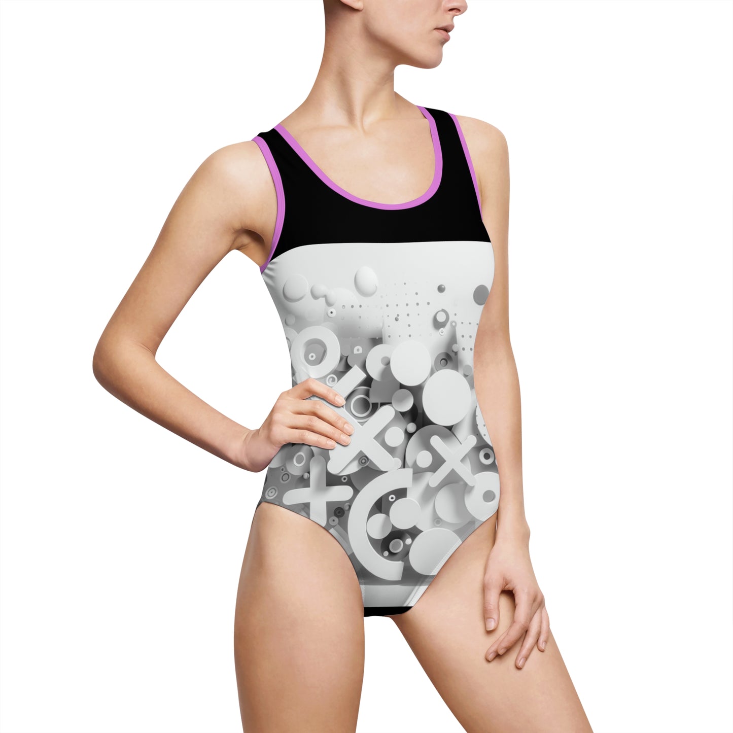 Trendy Women's Classic One-Piece Swimsuit