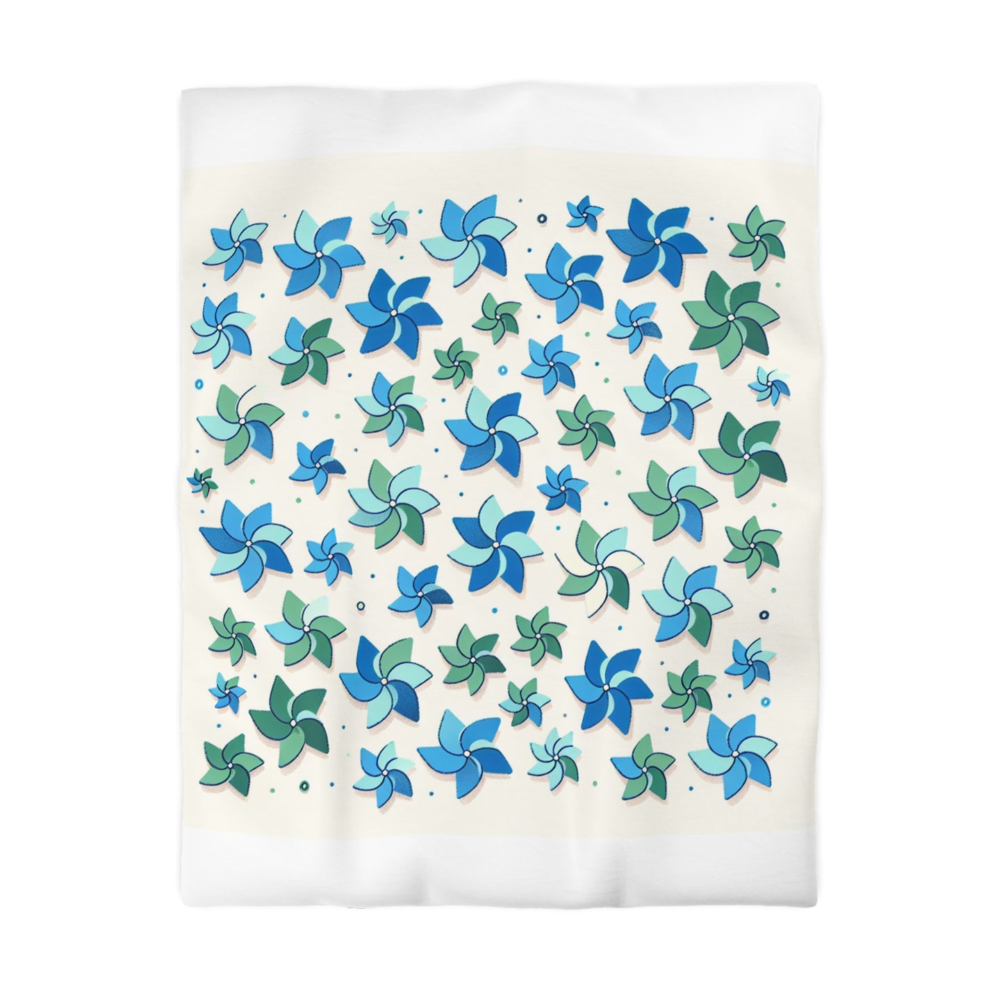 Pinwheel Microfiber Duvet Cover