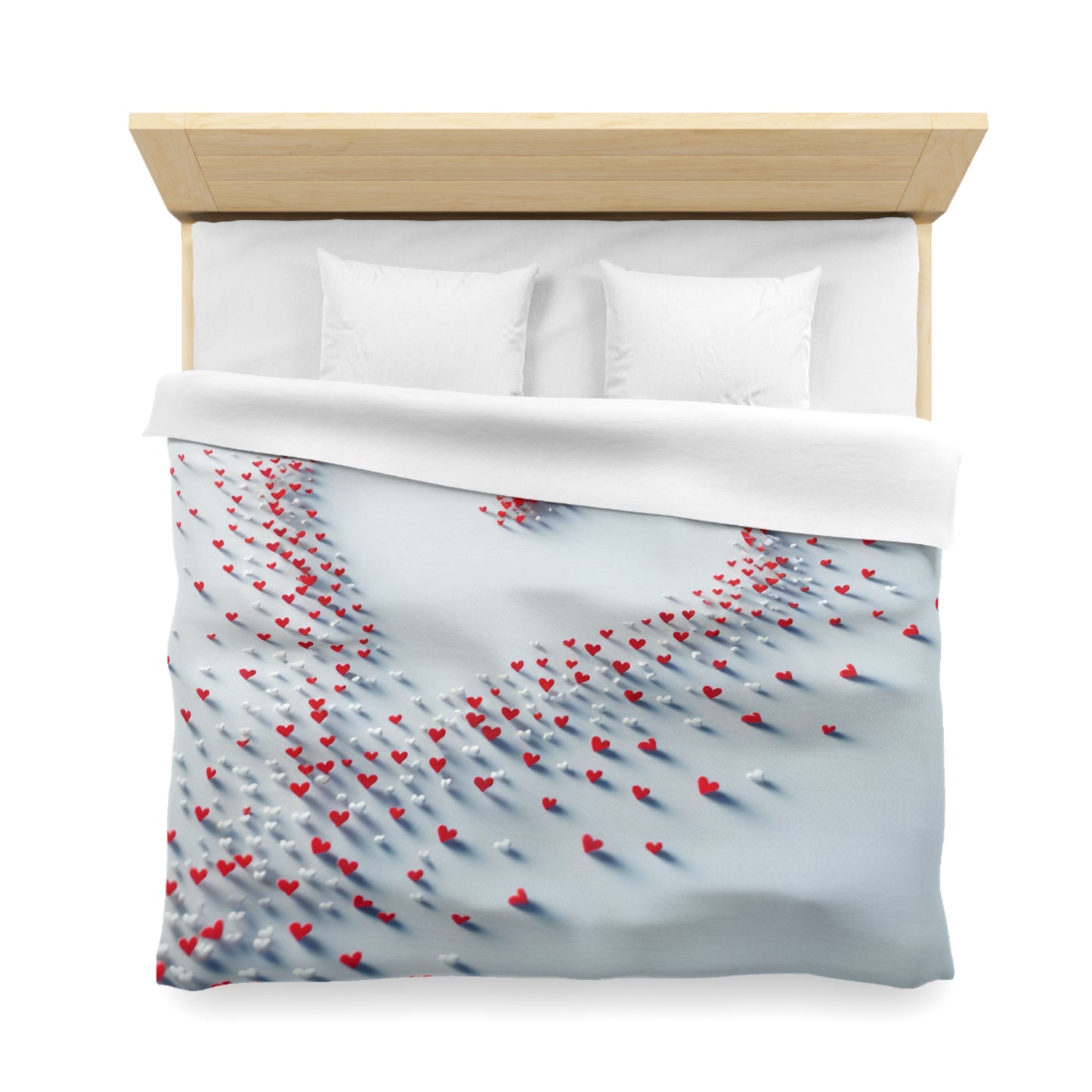 Heartfelt Microfiber Duvet Cover