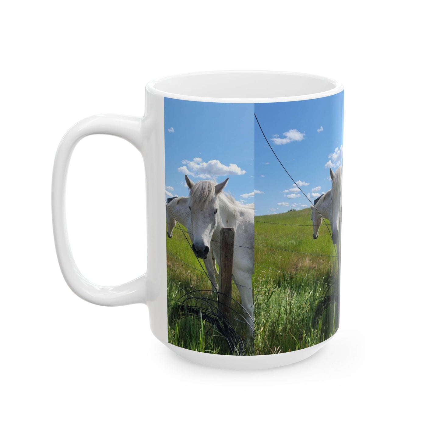 Majestic Horse Ceramic Mug - Perfect for Animal Lovers